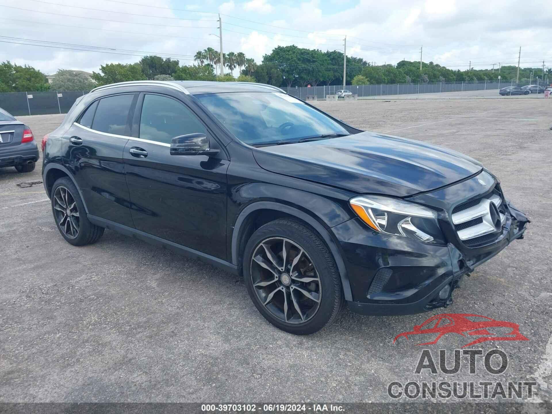 MERCEDES-BENZ GLA 250 2016 - WDCTG4EB7GJ262591