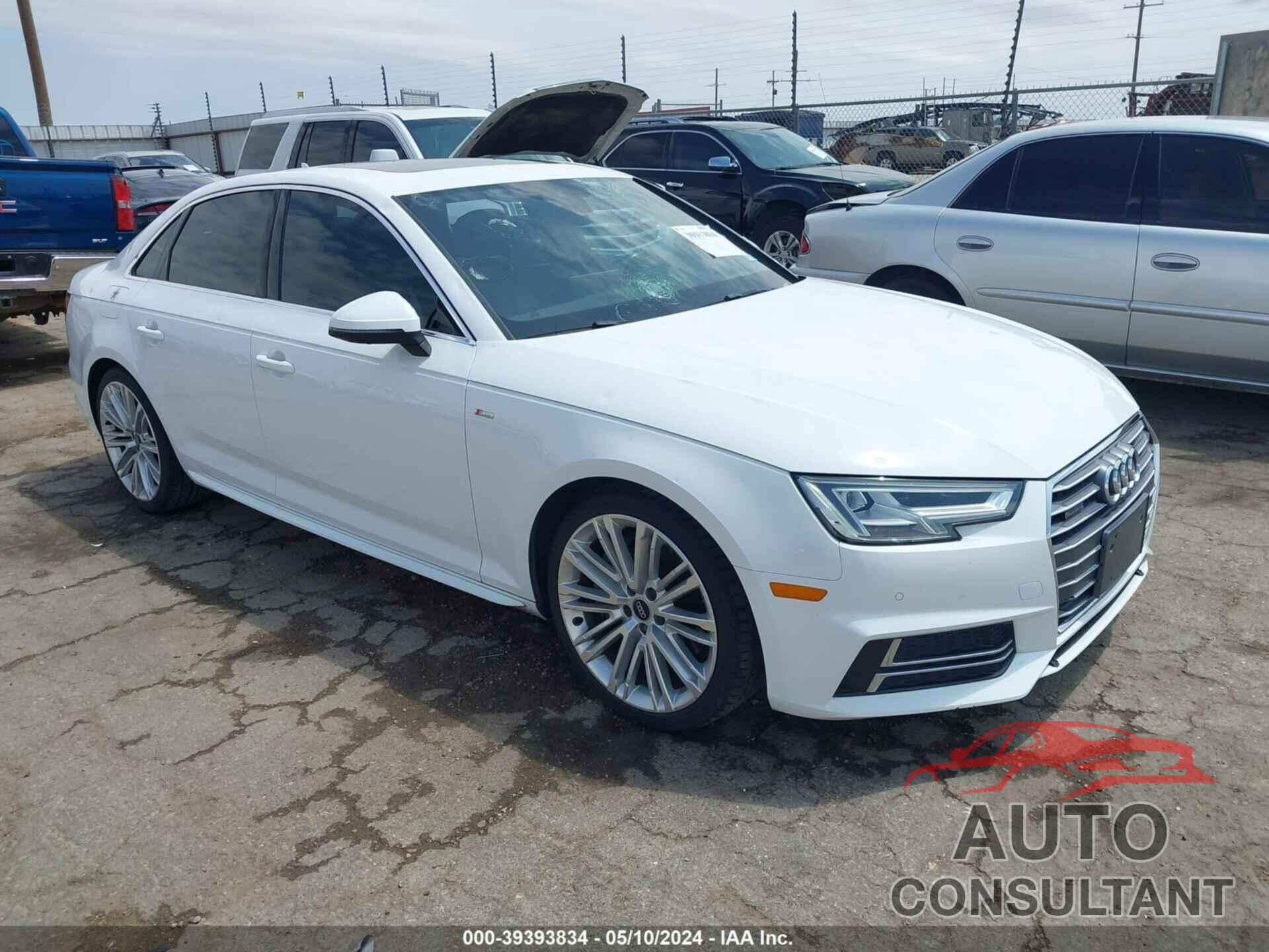 AUDI A4 2017 - WAUFNAF47HN000374