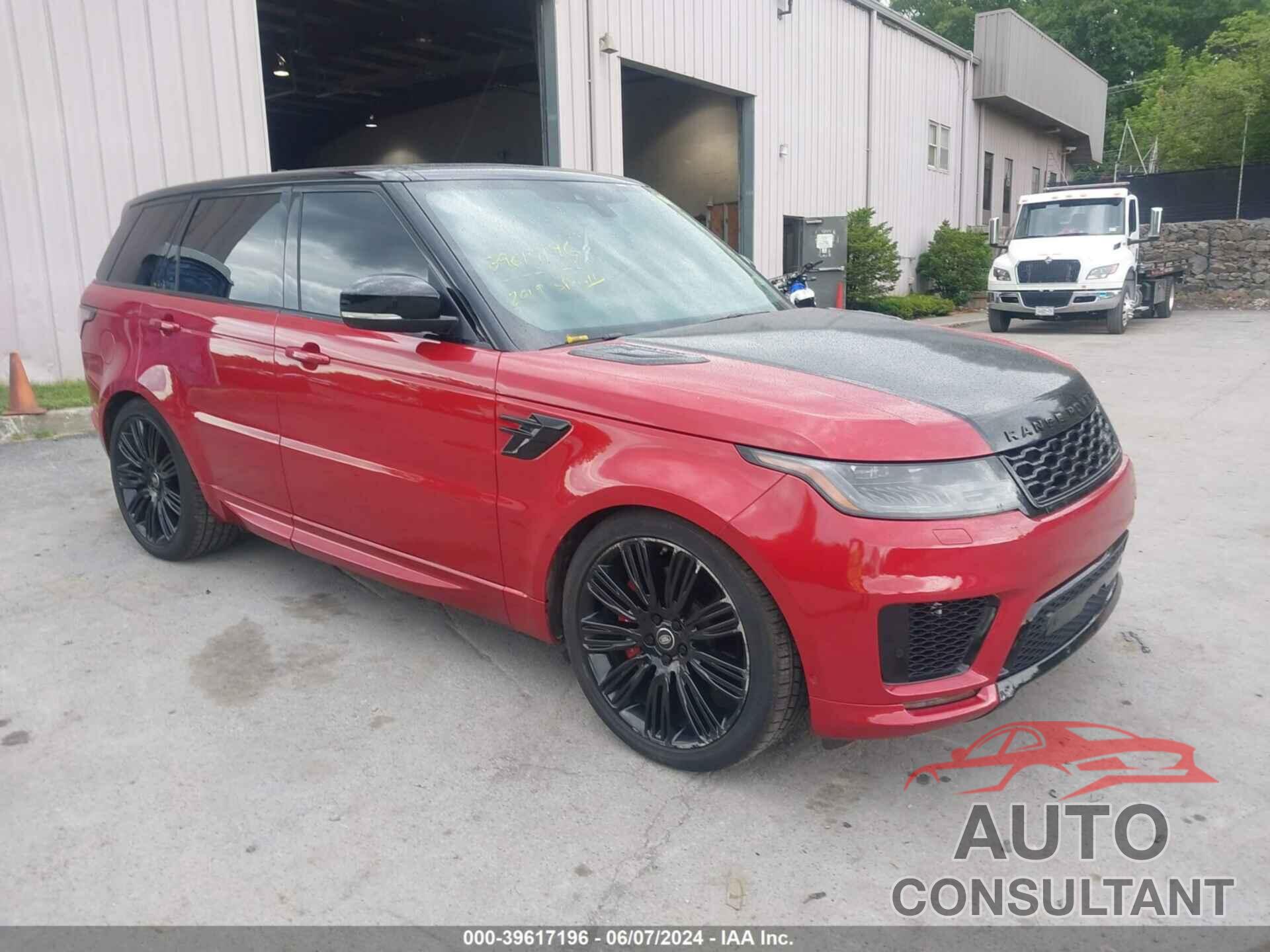 LAND ROVER RANGE ROVER SPORT 2019 - SALWR2RE7KA863586