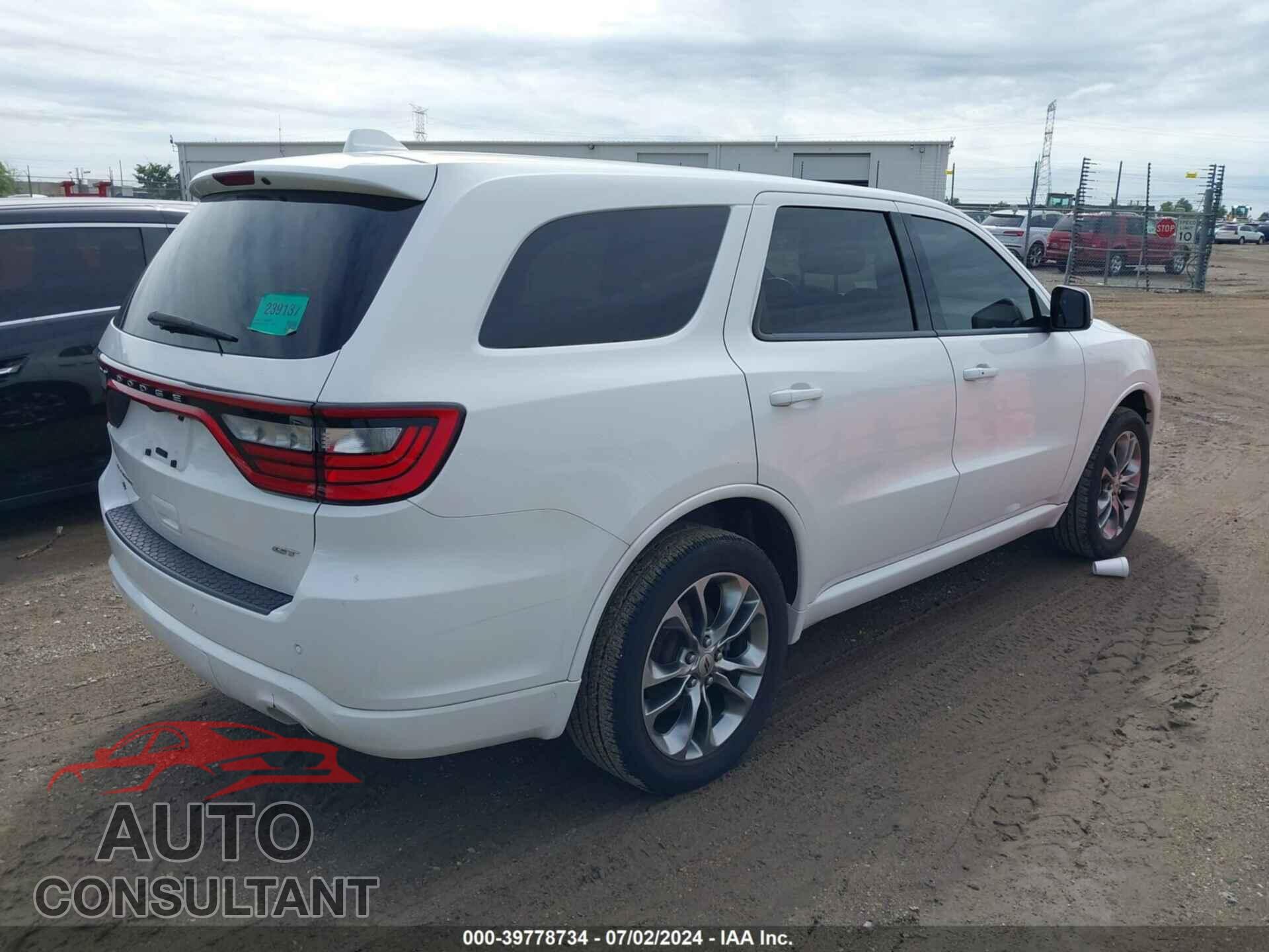 DODGE DURANGO 2019 - 1C4RDJDG5KC722316
