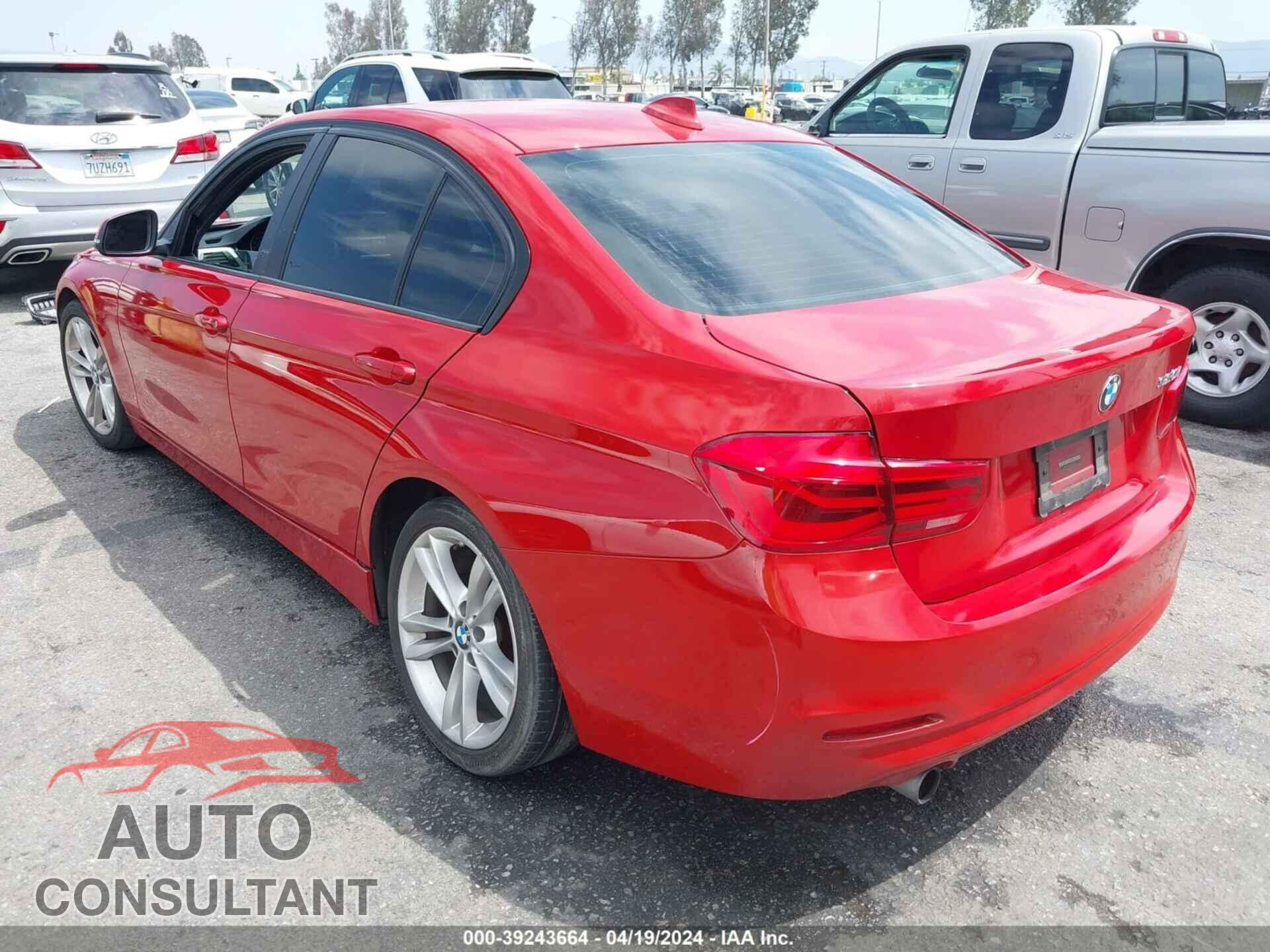 BMW 320I 2016 - WBA8E1G51GNU11705