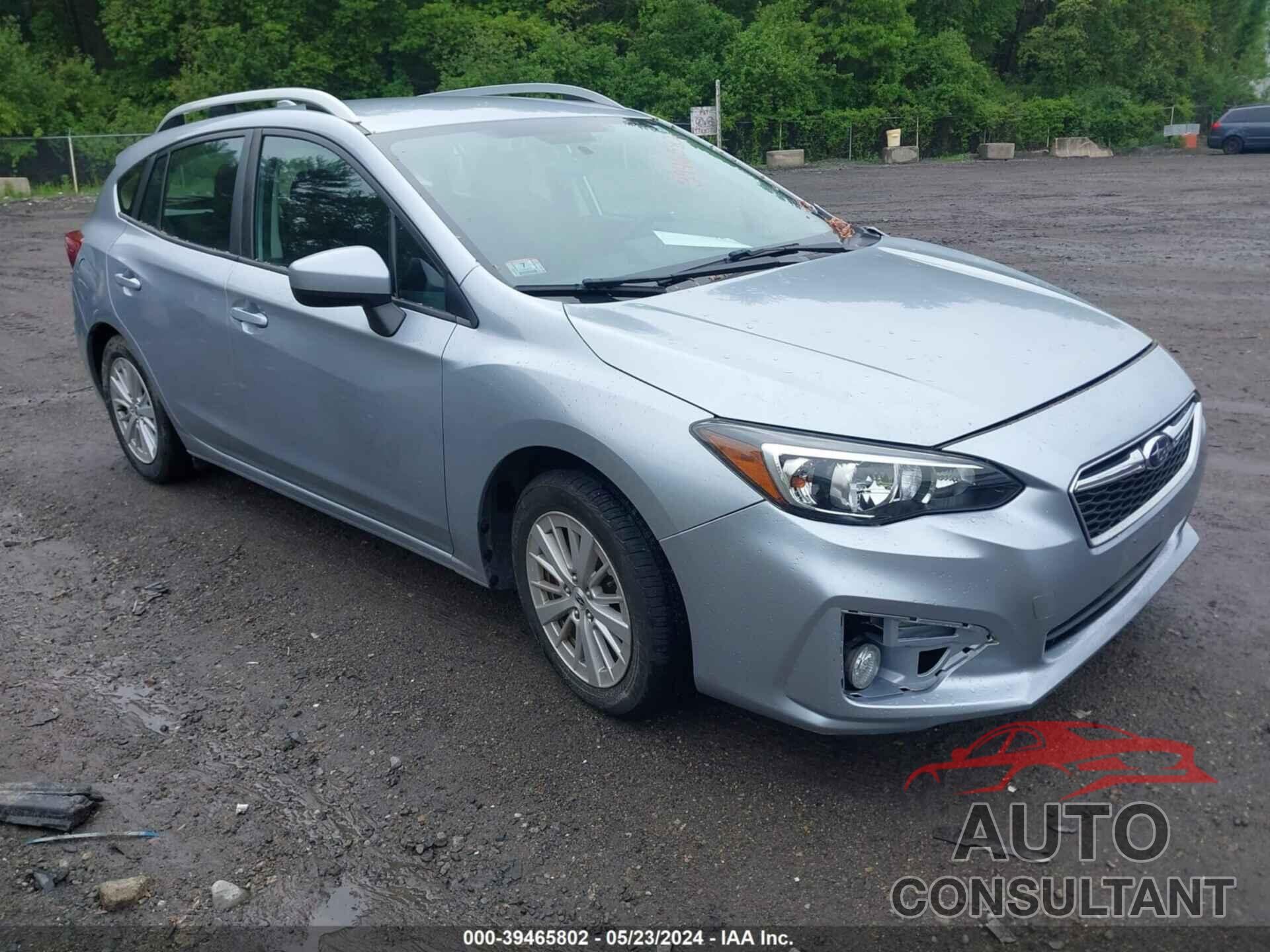 SUBARU IMPREZA 2018 - 4S3GTAD69J3751446