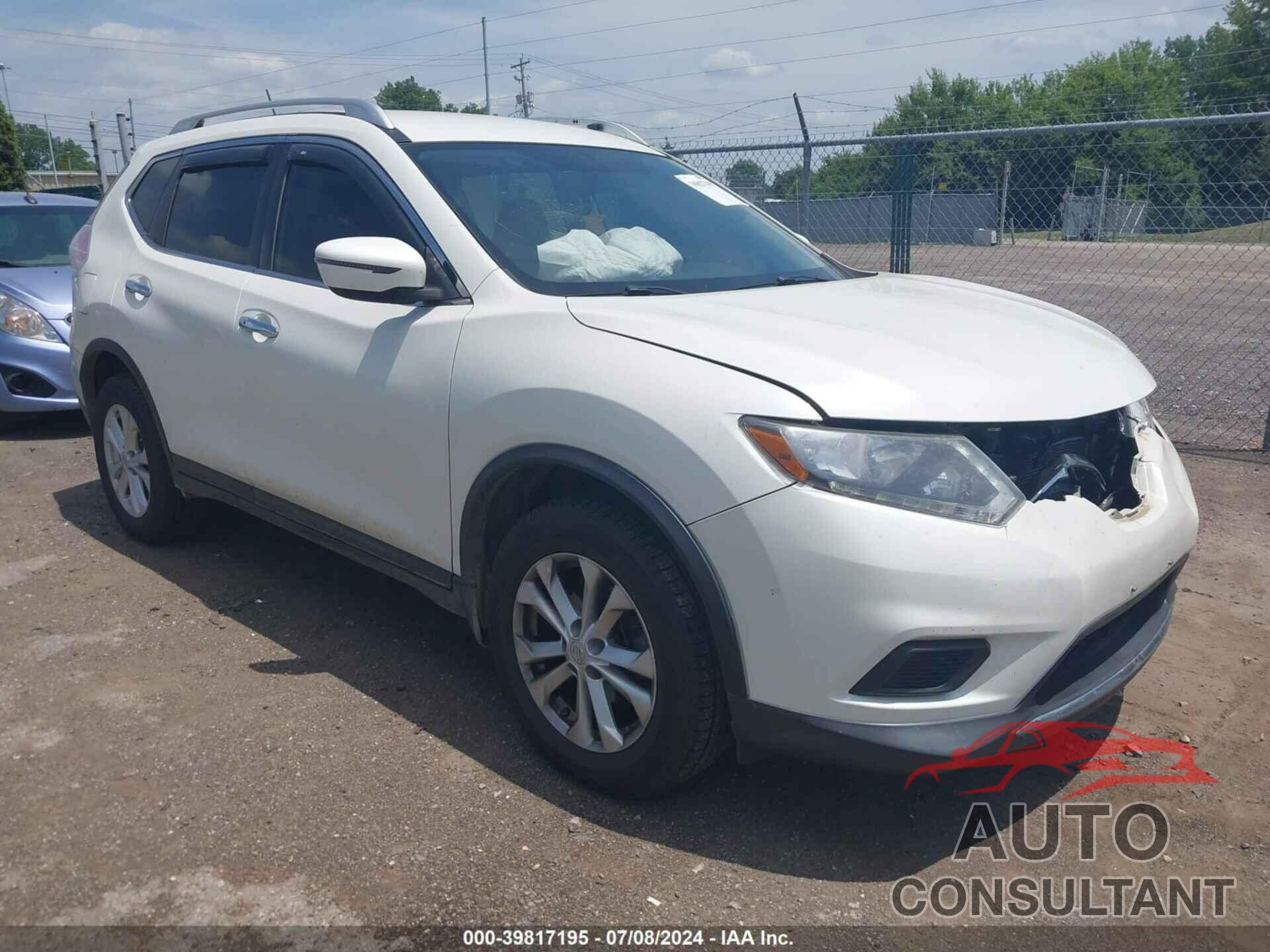 NISSAN ROGUE 2016 - KNMAT2MV3GP612806