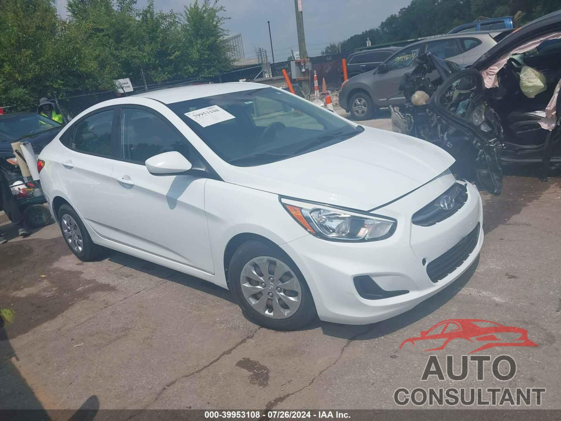 HYUNDAI ACCENT 2017 - KMHCT4AEXHU340617