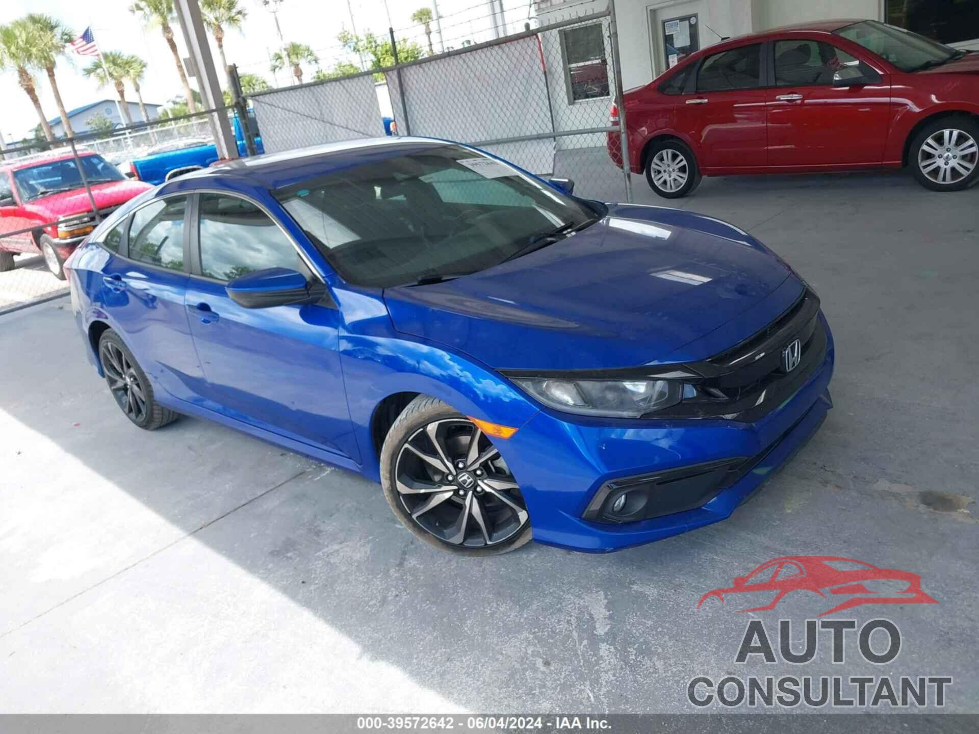 HONDA CIVIC 2020 - 19XFC2F81LE008761