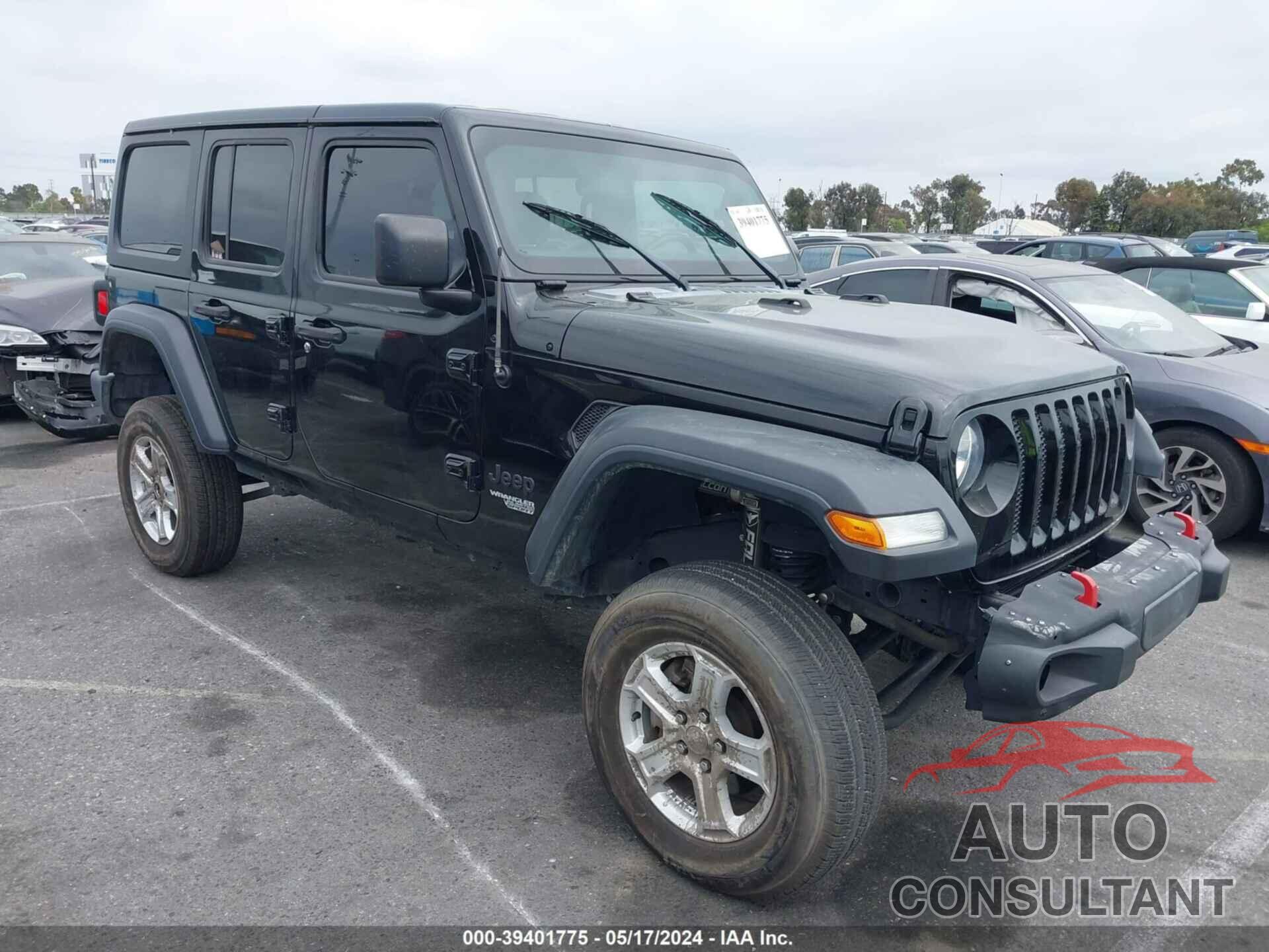 JEEP WRANGLER UNLIMITED 2019 - 1C4HJXDN0KW635038