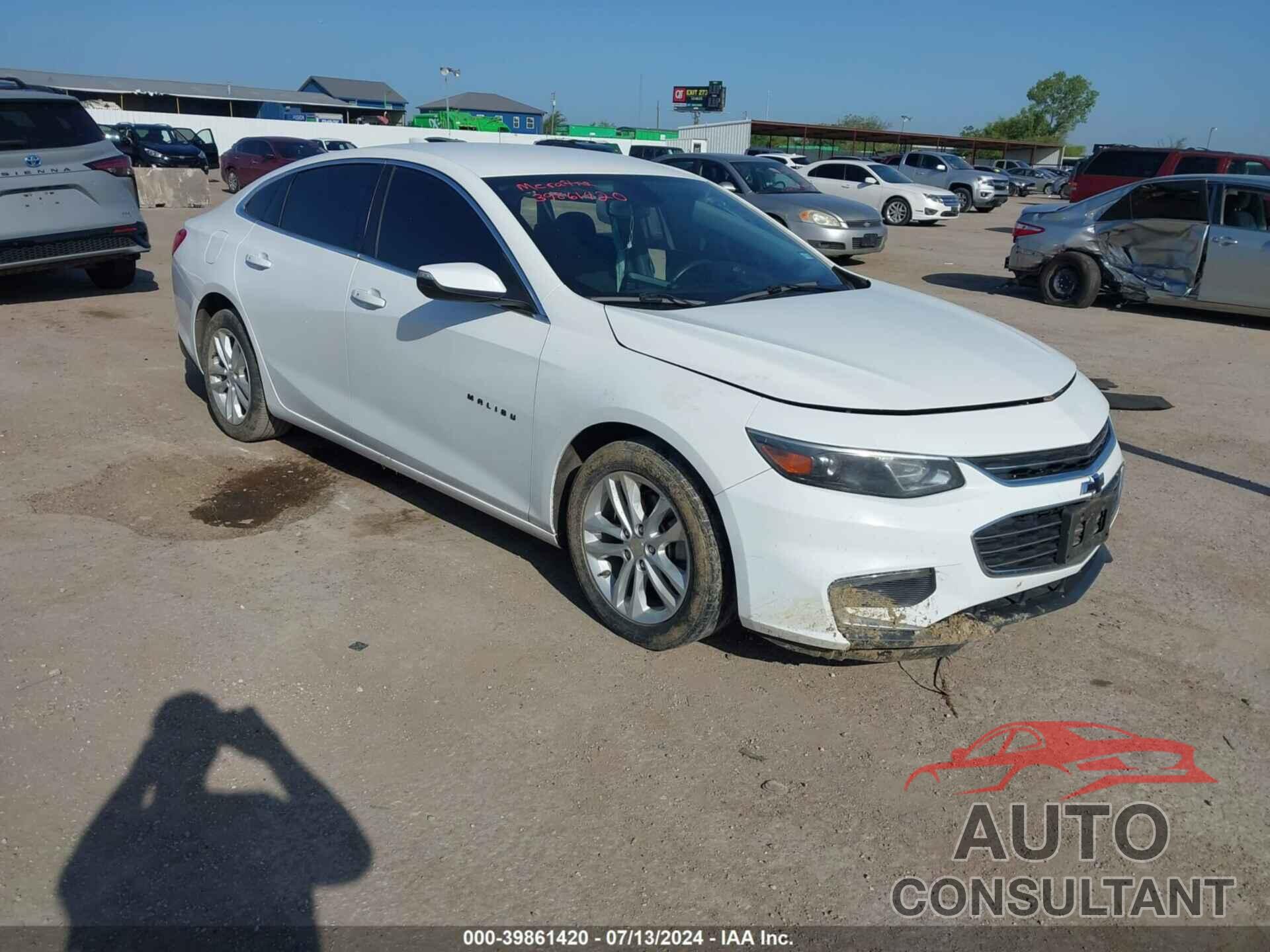 CHEVROLET MALIBU 2016 - 1G1ZE5ST6GF205688