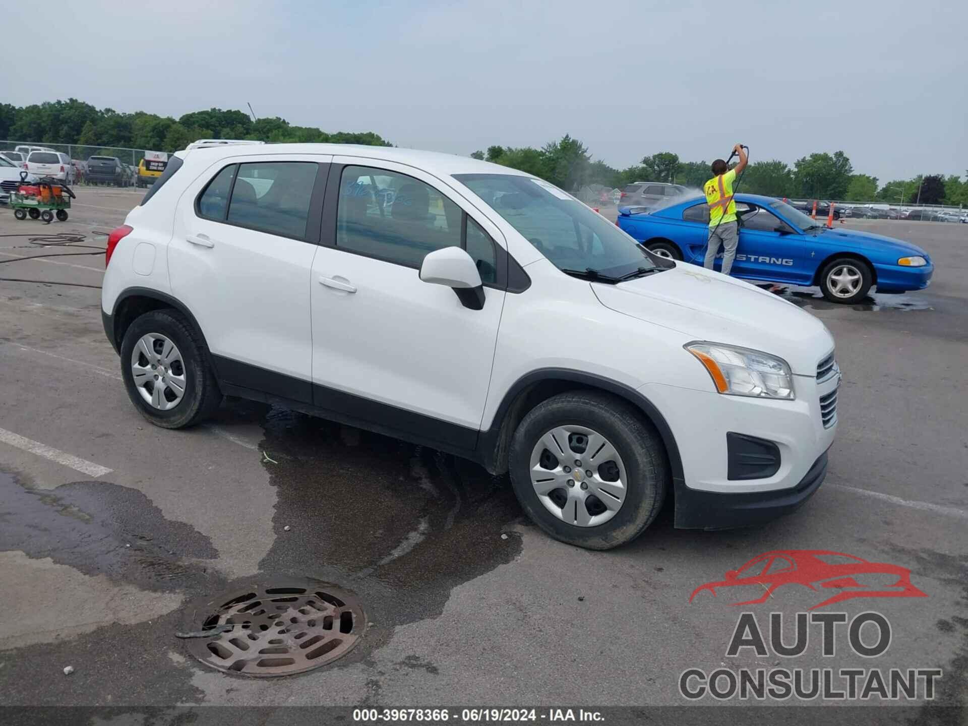 CHEVROLET TRAX 2016 - KL7CJKSBXGB608351