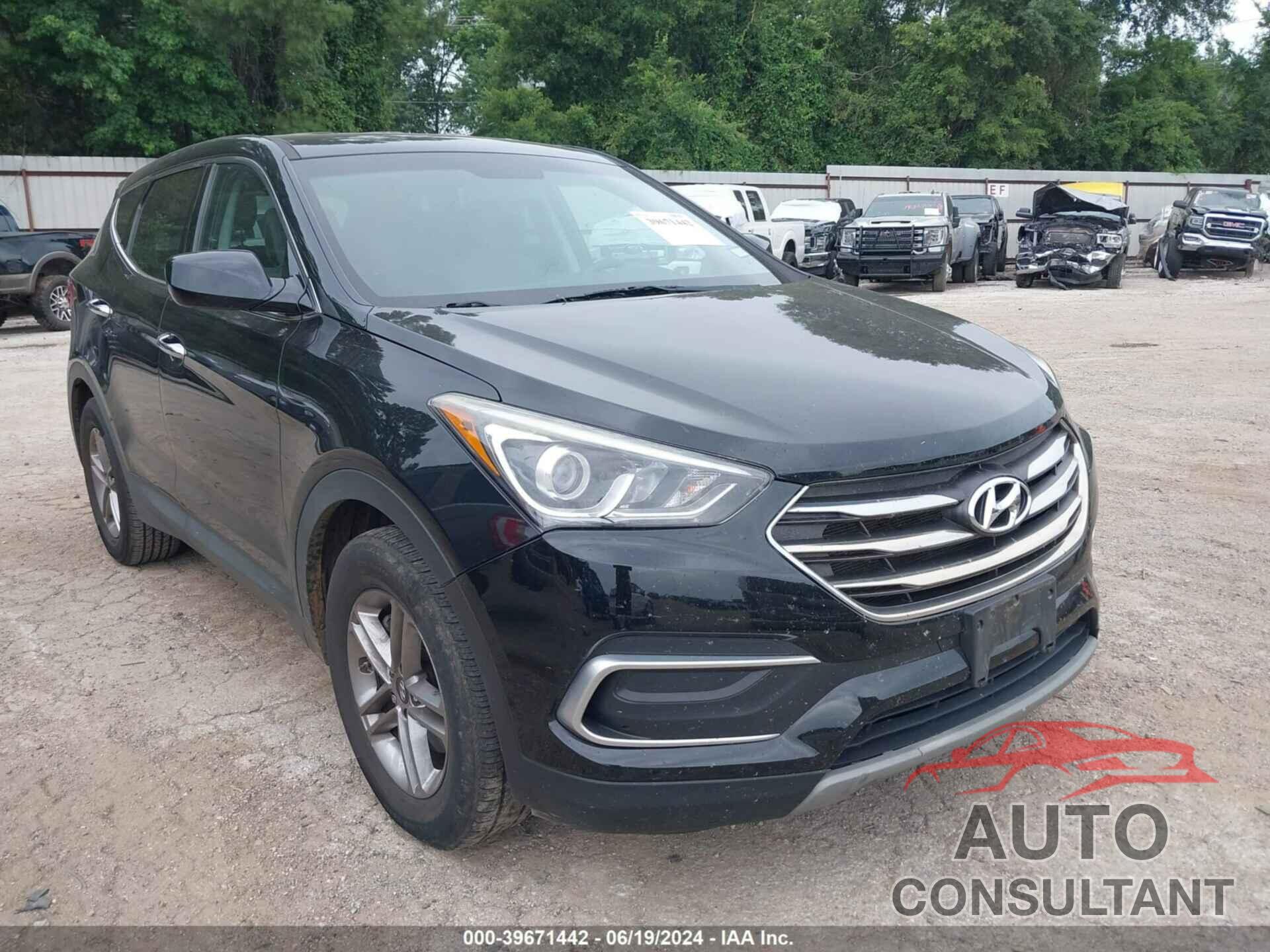 HYUNDAI SANTA FE SPORT 2018 - 5XYZT3LB5JG567698