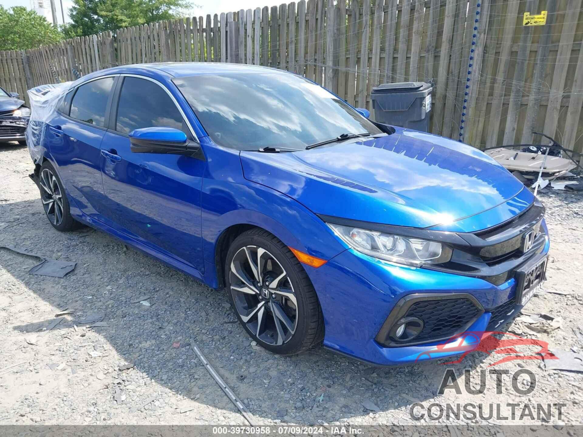 HONDA CIVIC SI 2019 - 2HGFC1E57KH701274