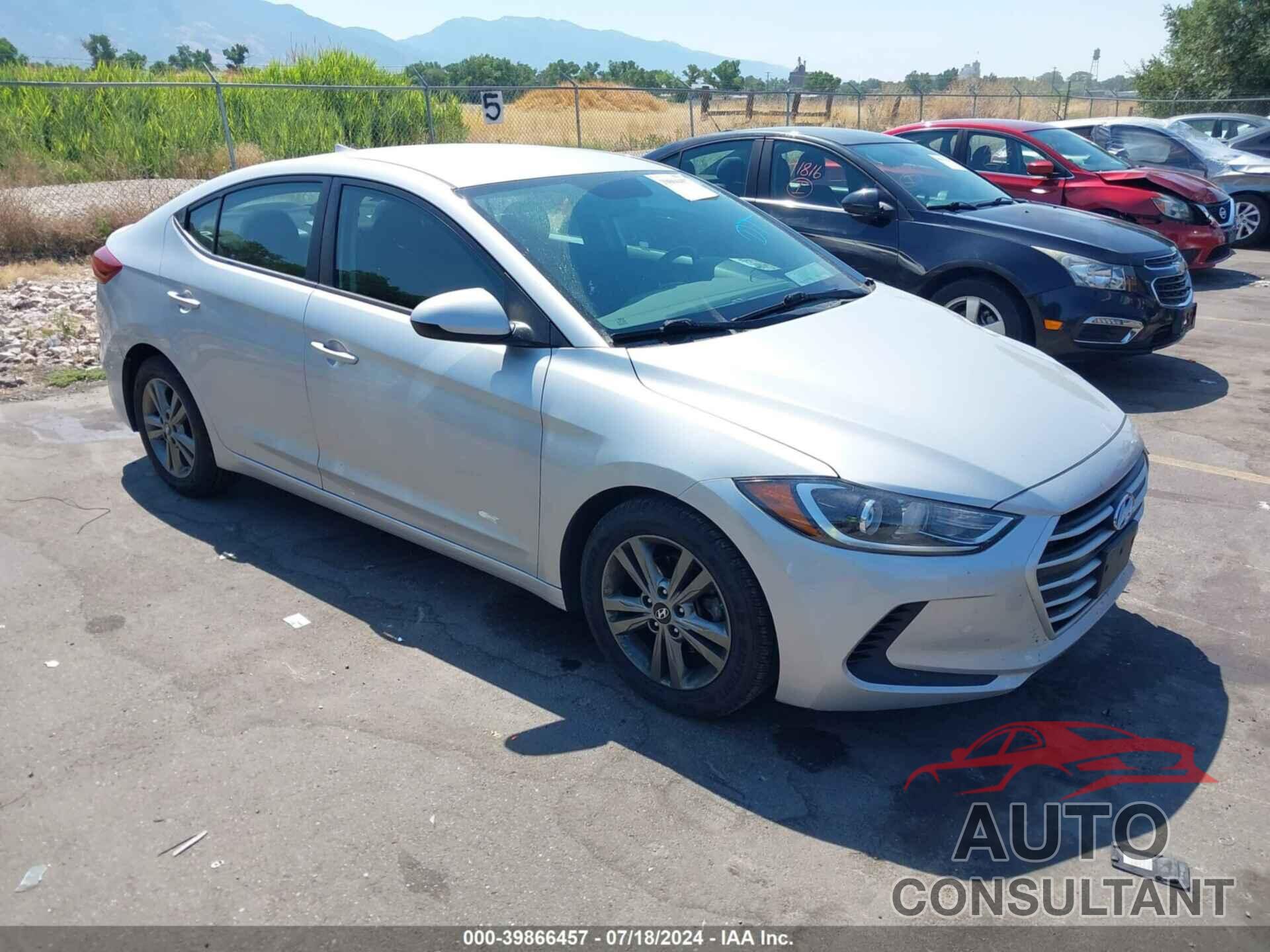 HYUNDAI ELANTRA 2018 - 5NPD84LFXJH216427