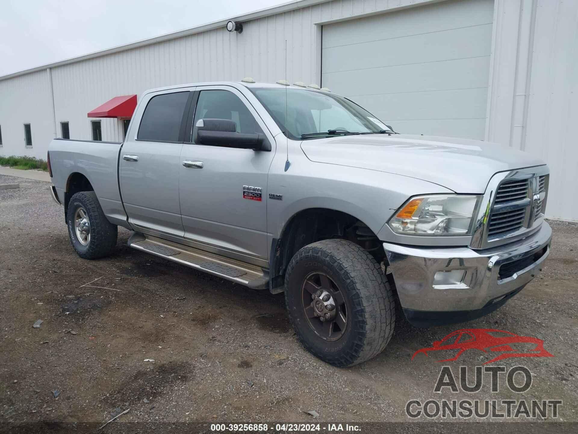 DODGE RAM 2500 2010 - 3D7TT2CT0AG112547