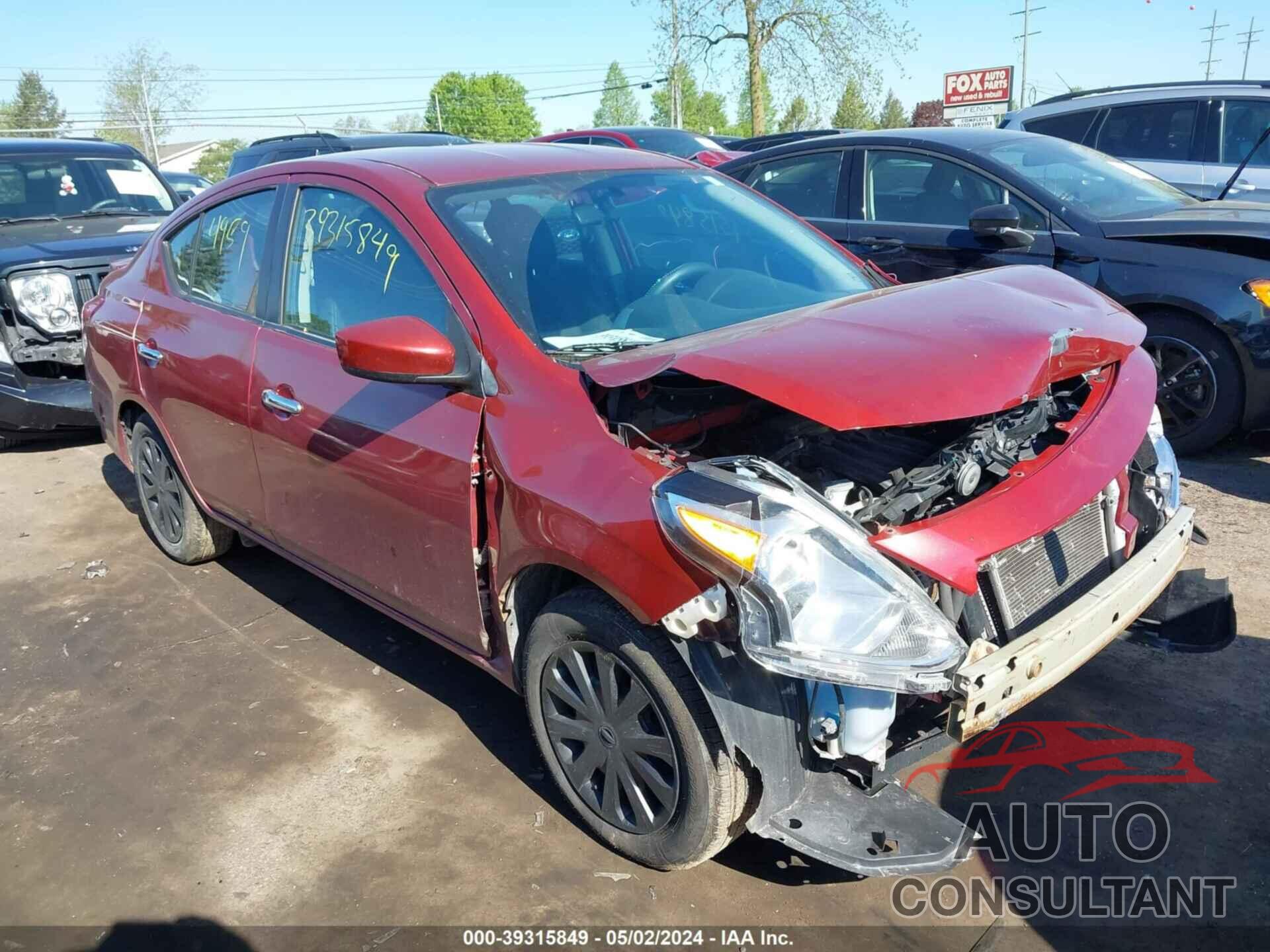 NISSAN VERSA 2018 - 3N1CN7AP8JL804959