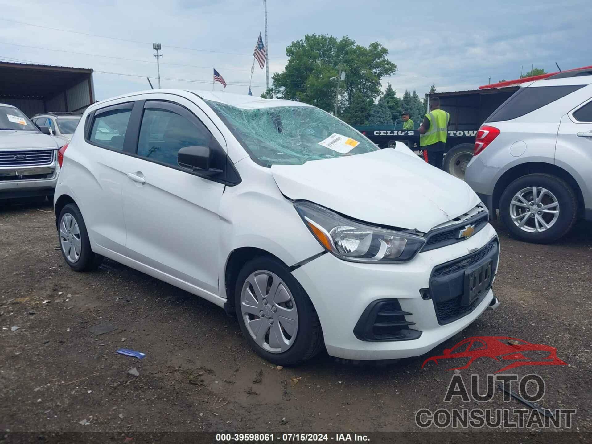 CHEVROLET SPARK 2018 - KL8CB6SA8JC439472