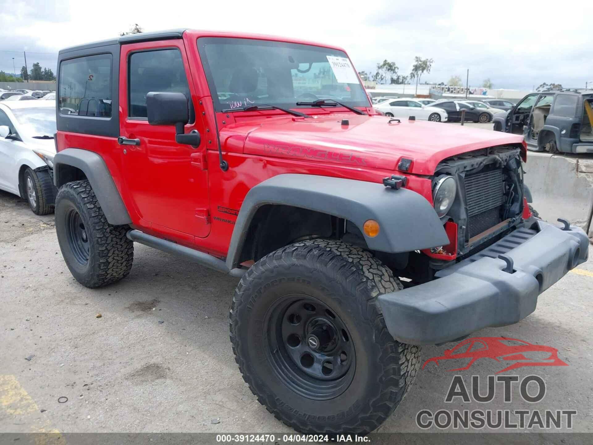 JEEP WRANGLER 2016 - 1C4AJWAG3GL255444