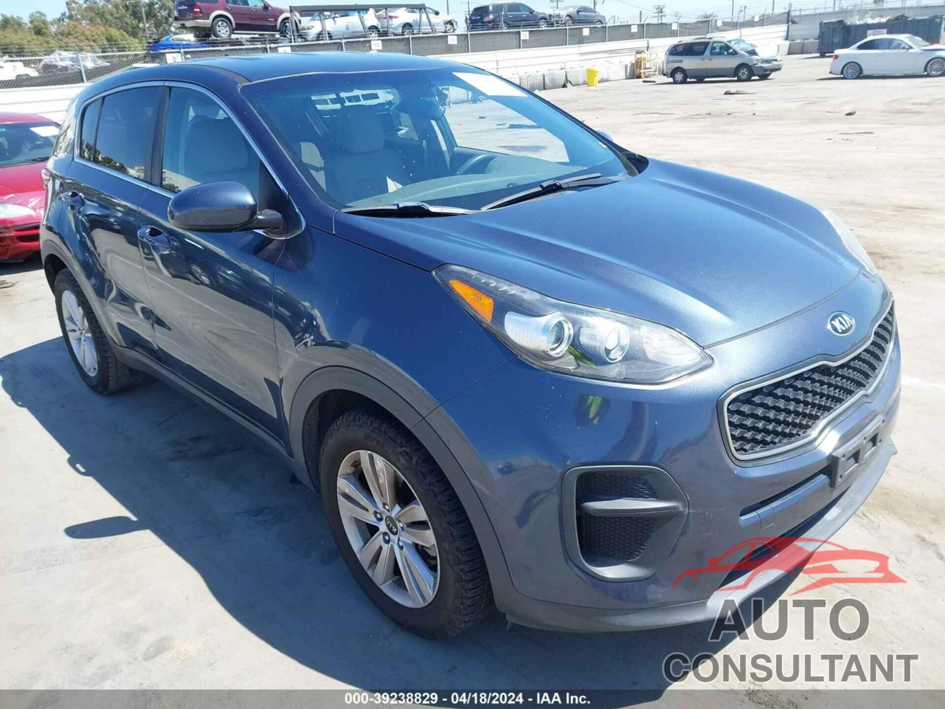 KIA SPORTAGE 2017 - KNDPM3AC9H7143366
