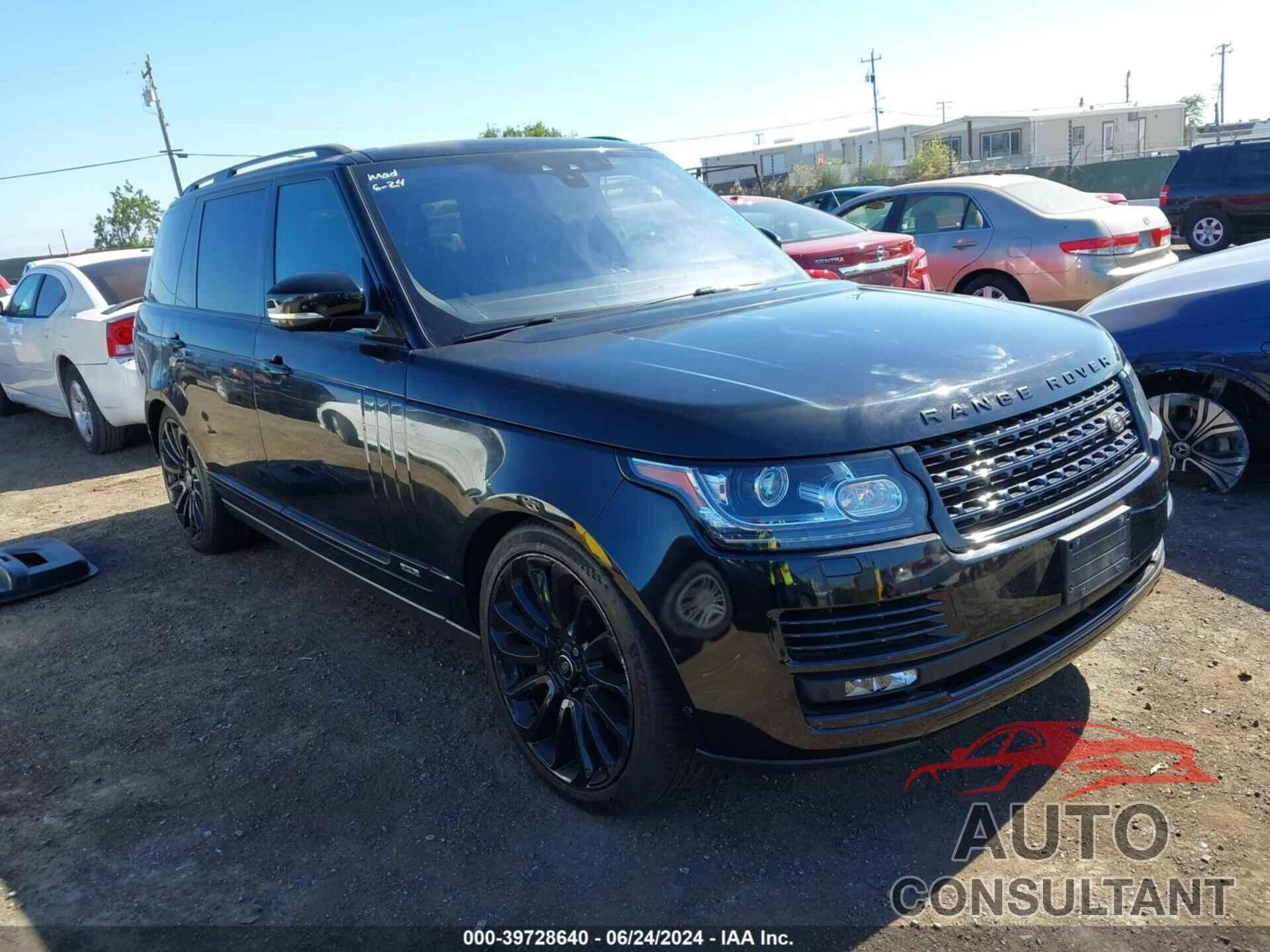 LAND ROVER RANGE ROVER 2017 - SALGS5FE1HA347960