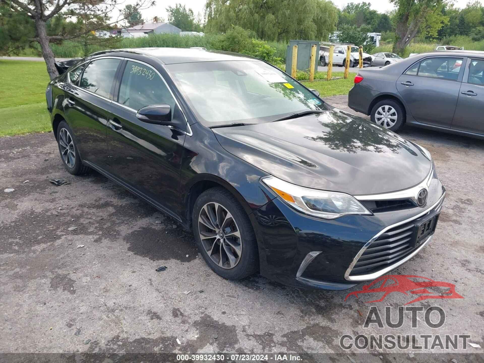 TOYOTA AVALON 2017 - 4T1BK1EB3HU258144