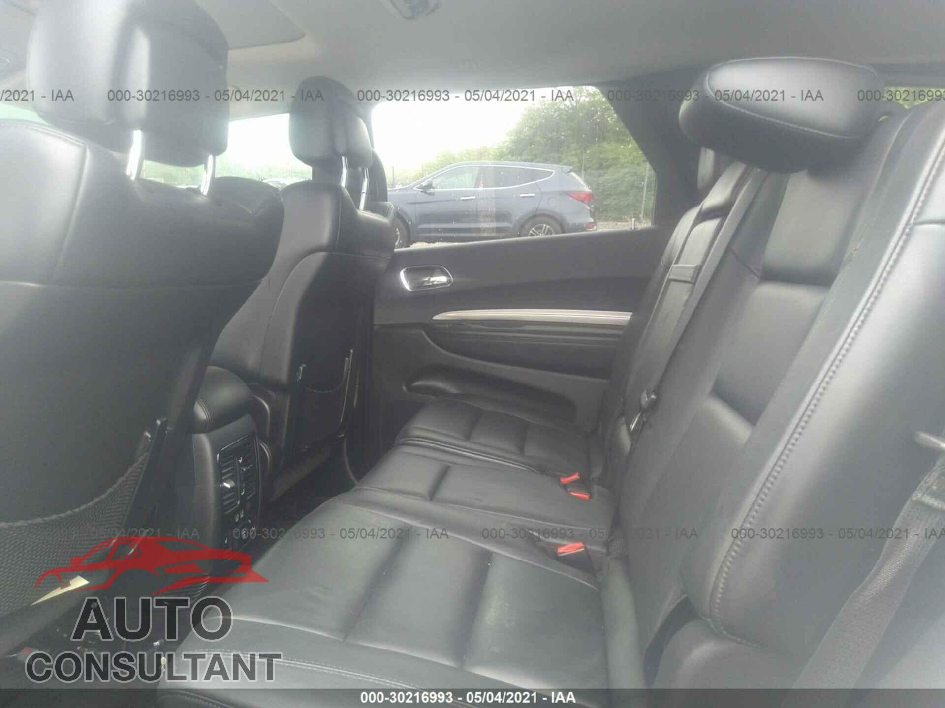 DODGE DURANGO 2017 - 1C4RDJDGXHC848325