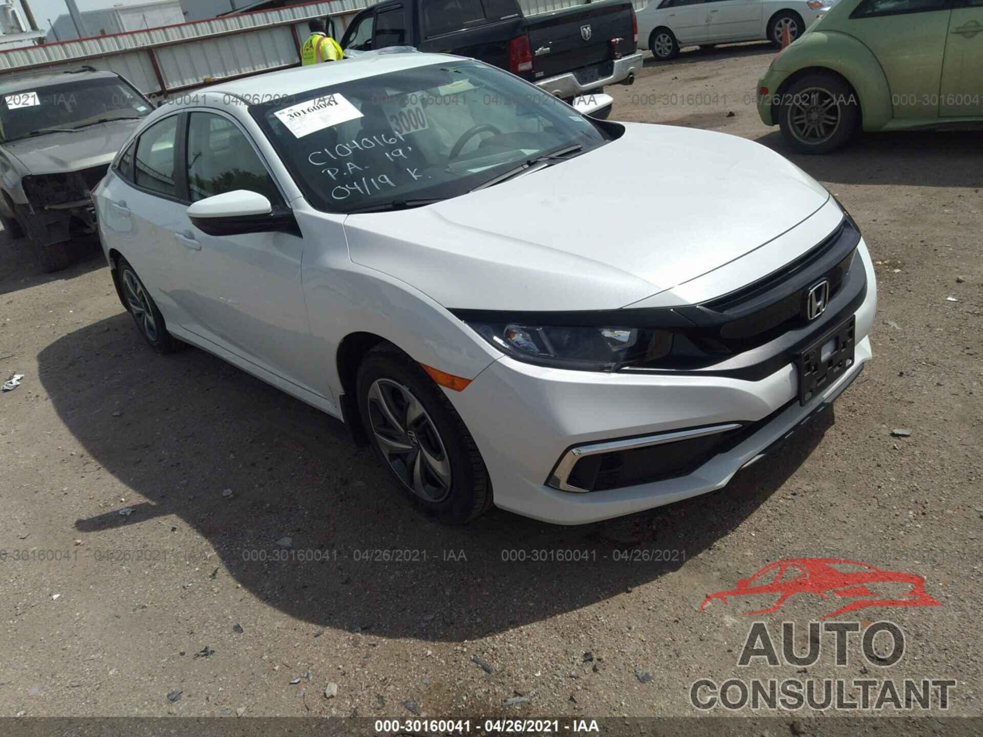 HONDA CIVIC SEDAN 2019 - 2HGFC2F64KH597792