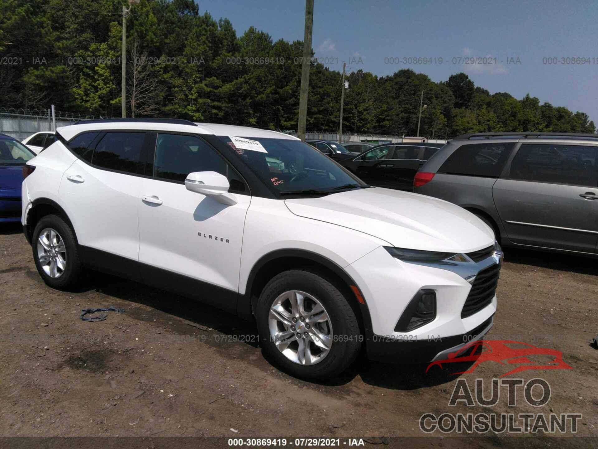 CHEVROLET BLAZER 2020 - 3GNKBBRA5LS694697