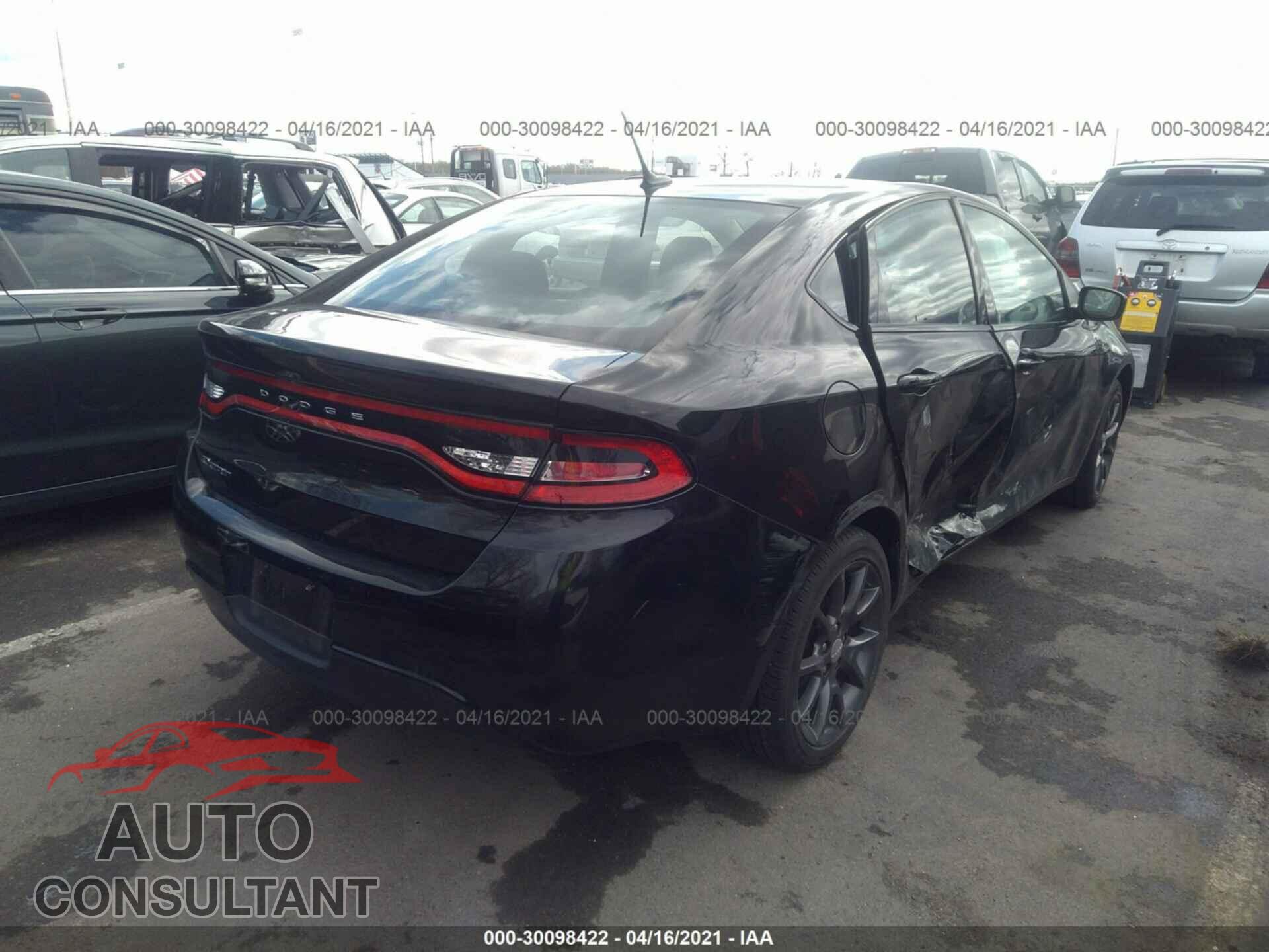 DODGE DART 2016 - 1C3CDFAA2GD516508