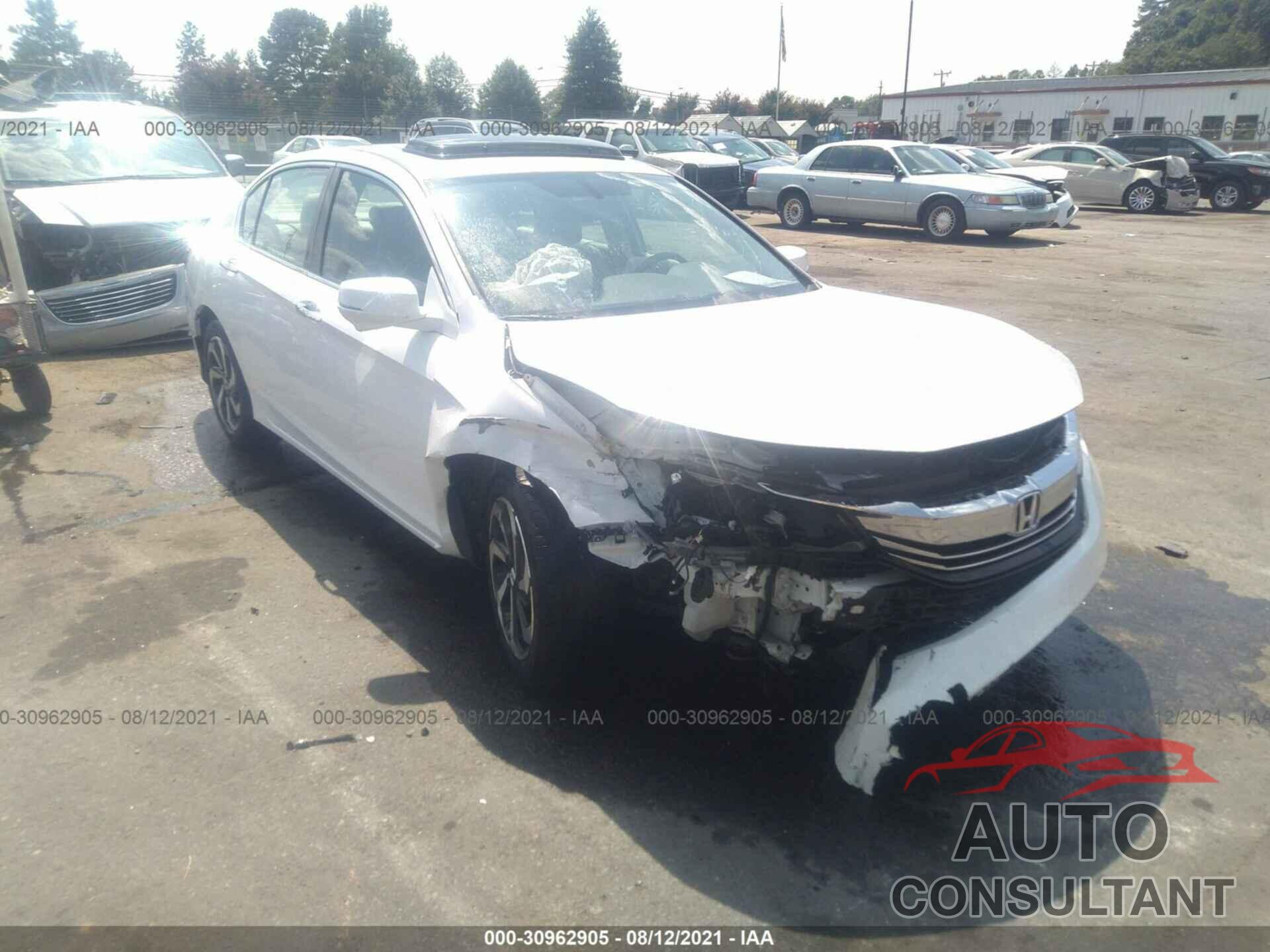 HONDA ACCORD SEDAN 2016 - 1HGCR2F80GA056649