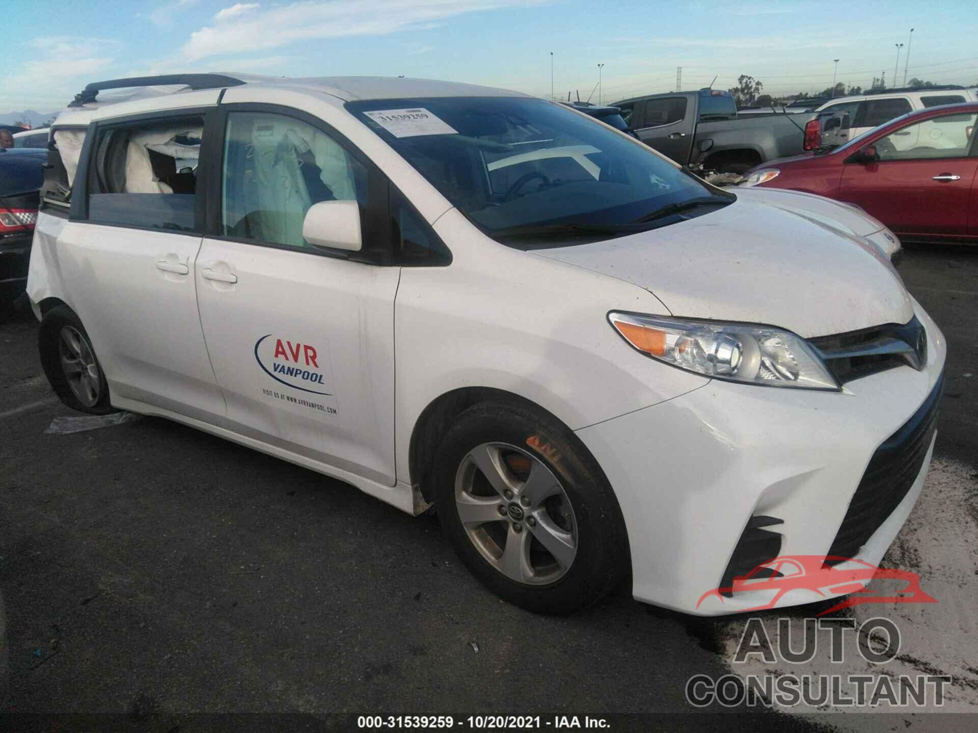 TOYOTA SIENNA 2019 - 5TDKZ3DC0KS978714