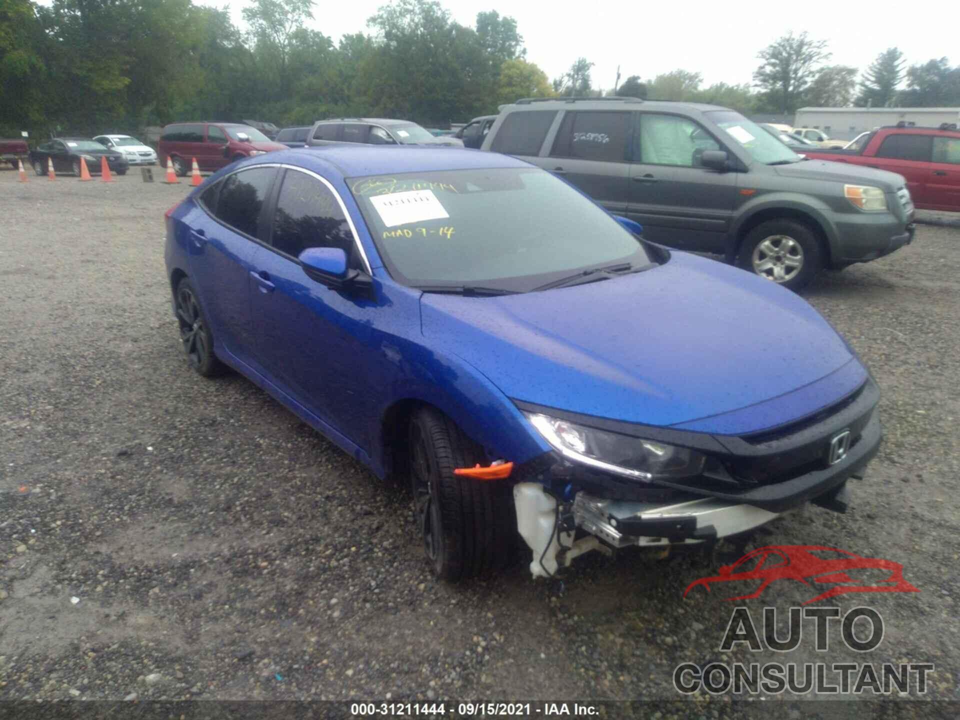 HONDA CIVIC SEDAN 2021 - 2HGFC2F8XMH521319