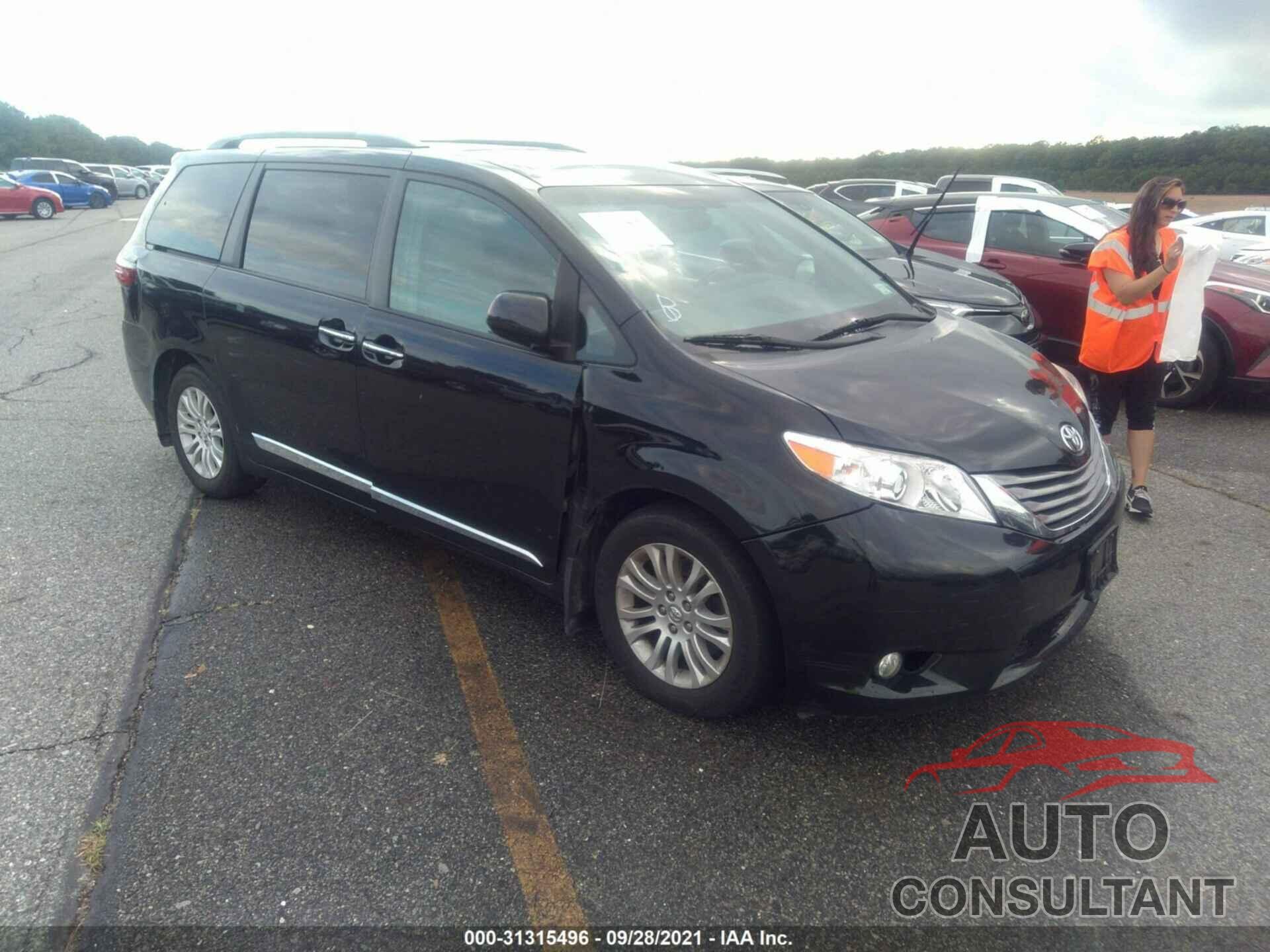 TOYOTA SIENNA 2017 - 5TDYZ3DC7HS883571