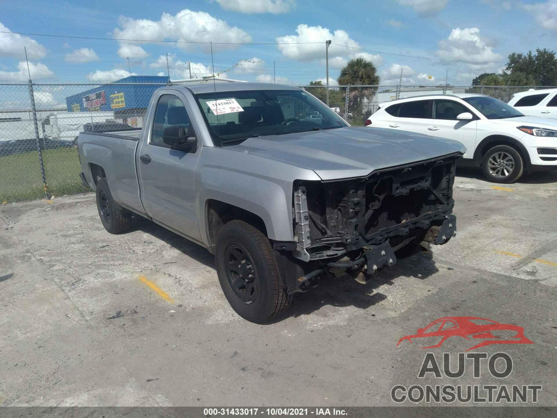 CHEVROLET SILVERADO 1500 2016 - 1GCNCNEH8GZ192315