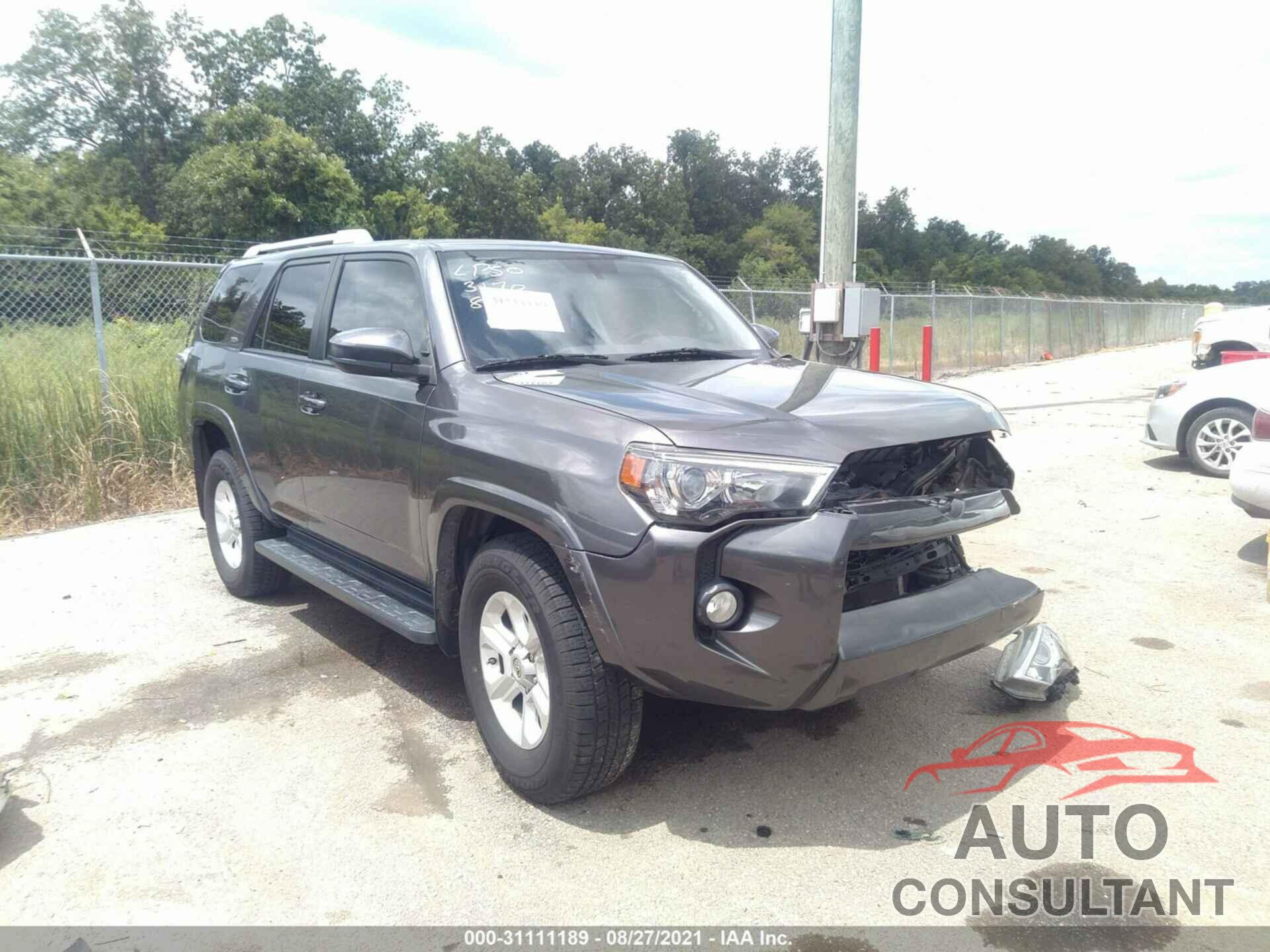 TOYOTA 4RUNNER 2016 - JTEZU5JR2G5116038