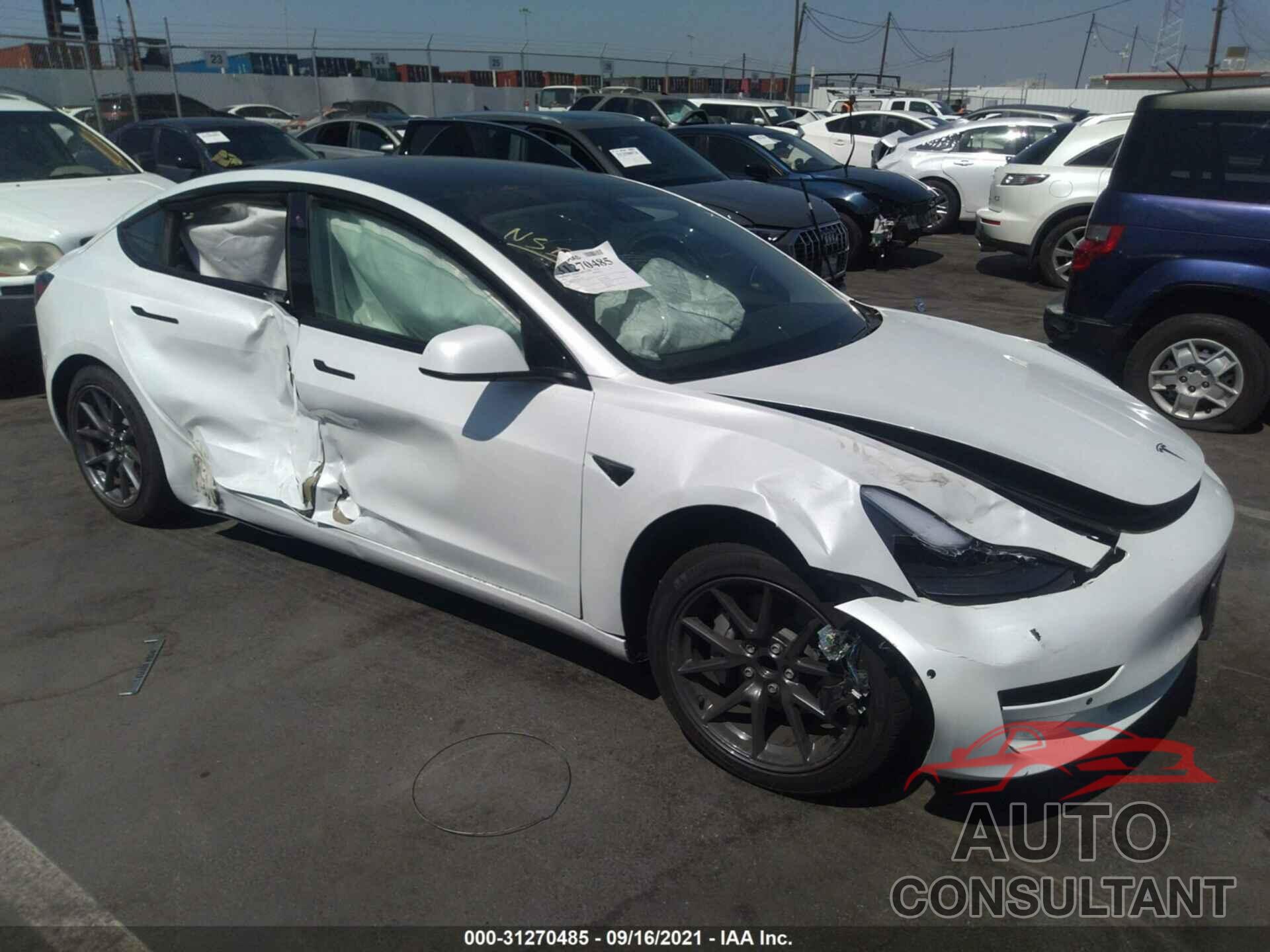 TESLA MODEL 3 2021 - 5YJ3E1EA5MF867665