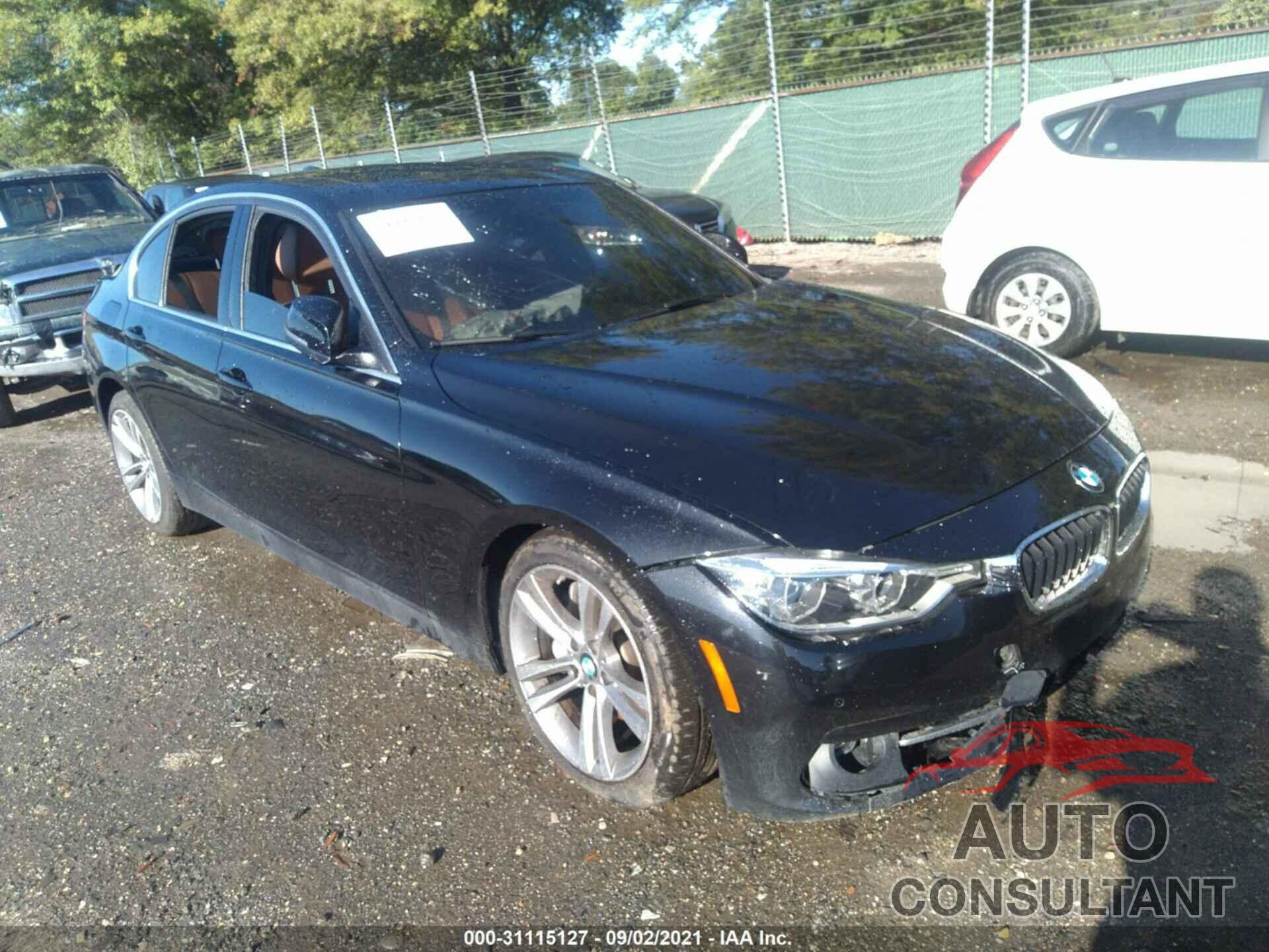 BMW 3 SERIES 2017 - WBA8B7G58HNU37098