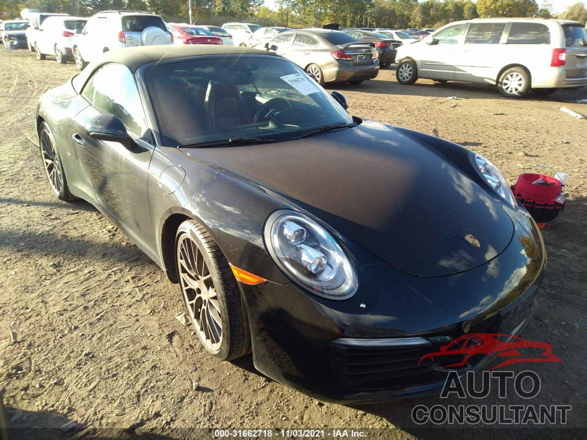 PORSCHE 911 2017 - WP0CA2A95HS141665