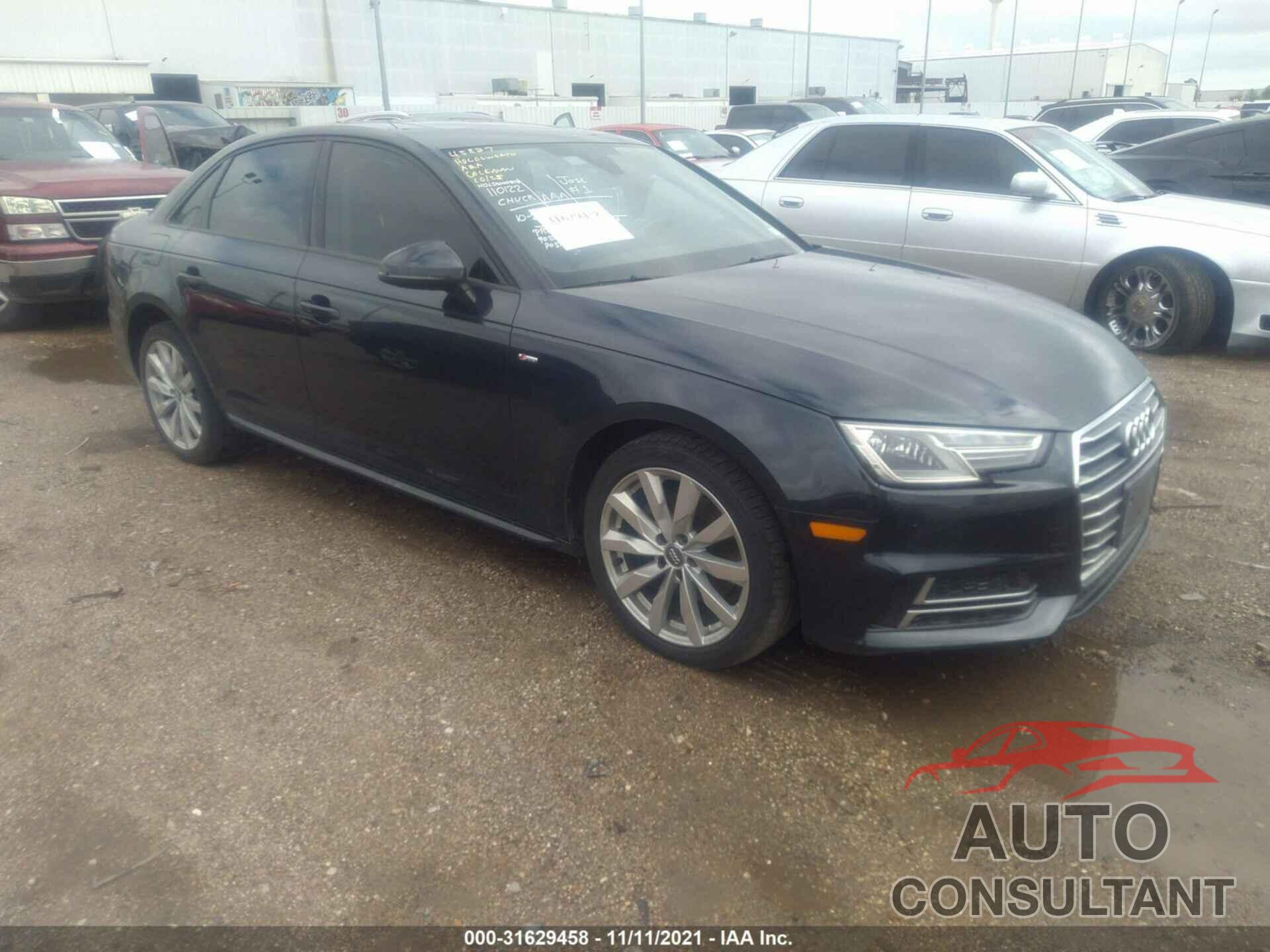 AUDI A4 2018 - WAUKMAF43JA124656