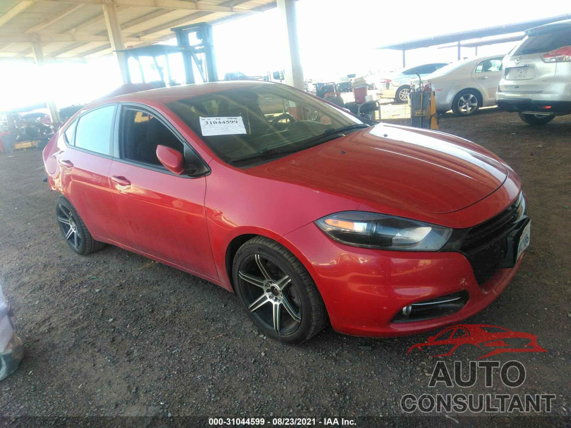 DODGE DART 2016 - 1C3CDFBB5GD549333