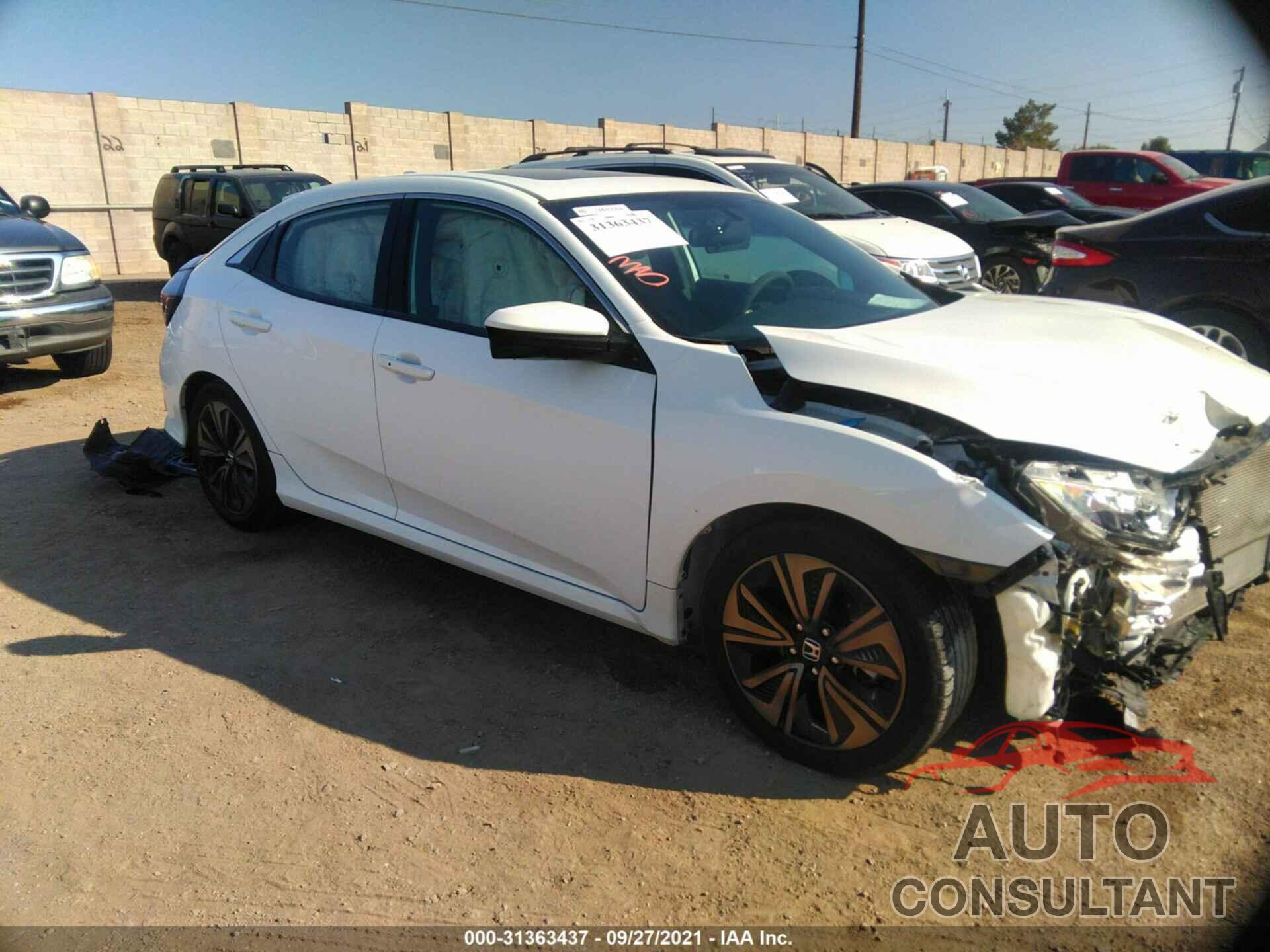 HONDA CIVIC HATCHBACK 2017 - SHHFK7H52HU228431