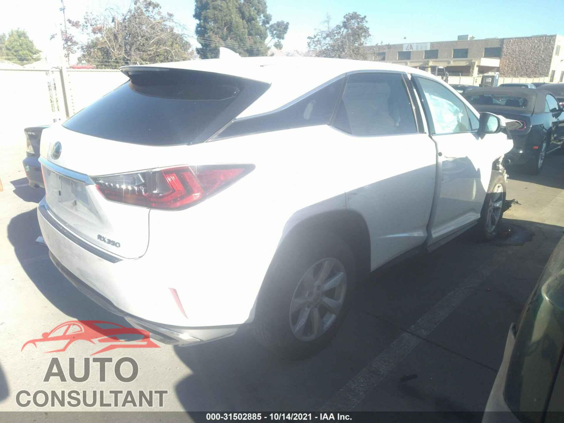 LEXUS RX 2017 - 2T2ZZMCA0HC062519