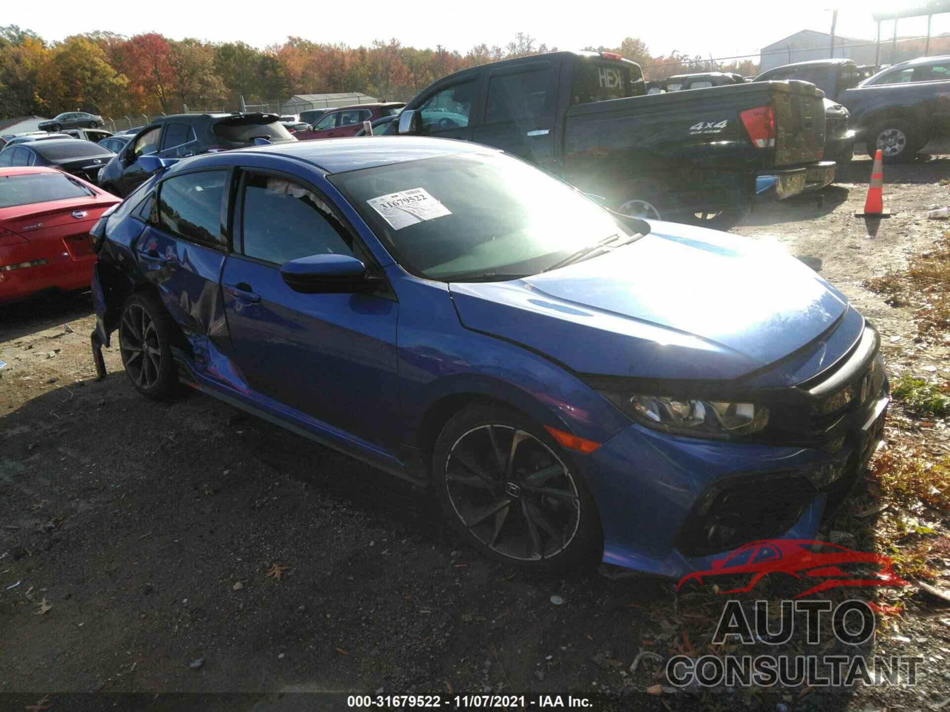 HONDA CIVIC HATCHBACK 2018 - SHHFK7H42JU402706