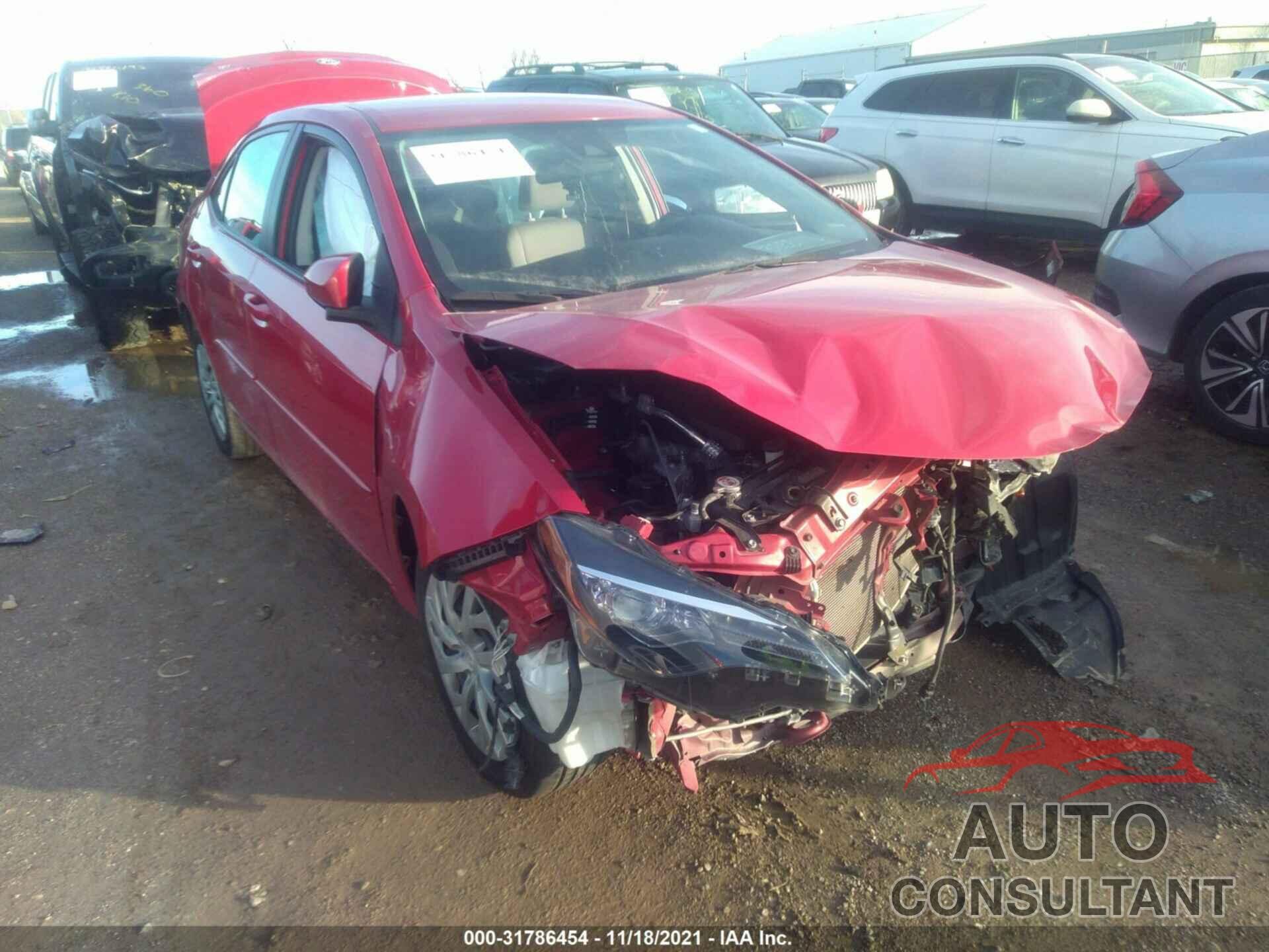 TOYOTA COROLLA 2018 - 2T1BURHE8JC007349
