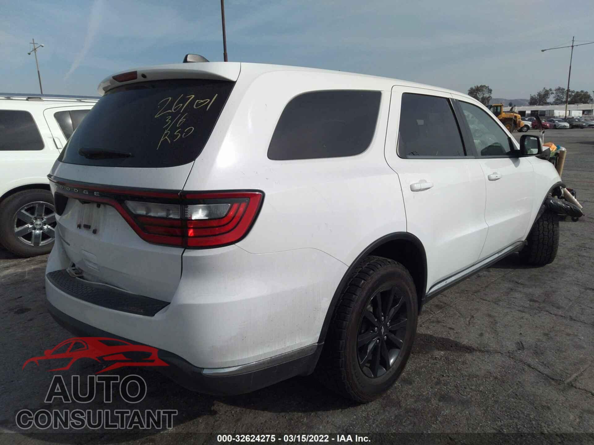 DODGE DURANGO 2019 - 1C4RDHAGXKC603190