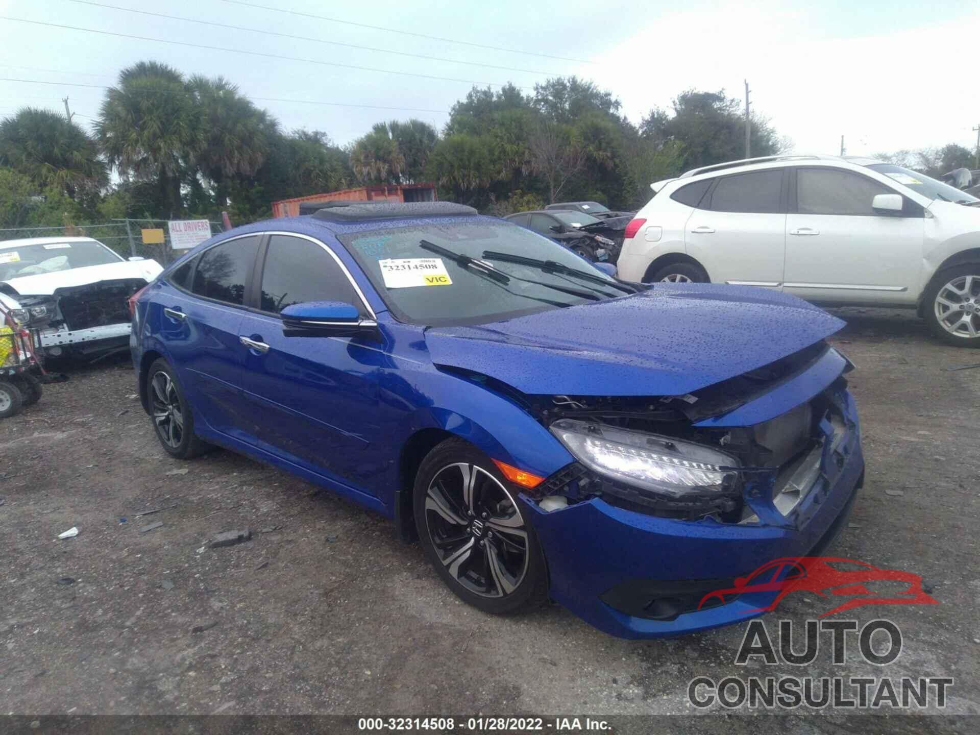 HONDA CIVIC SEDAN 2016 - 19XFC1F91GE021051