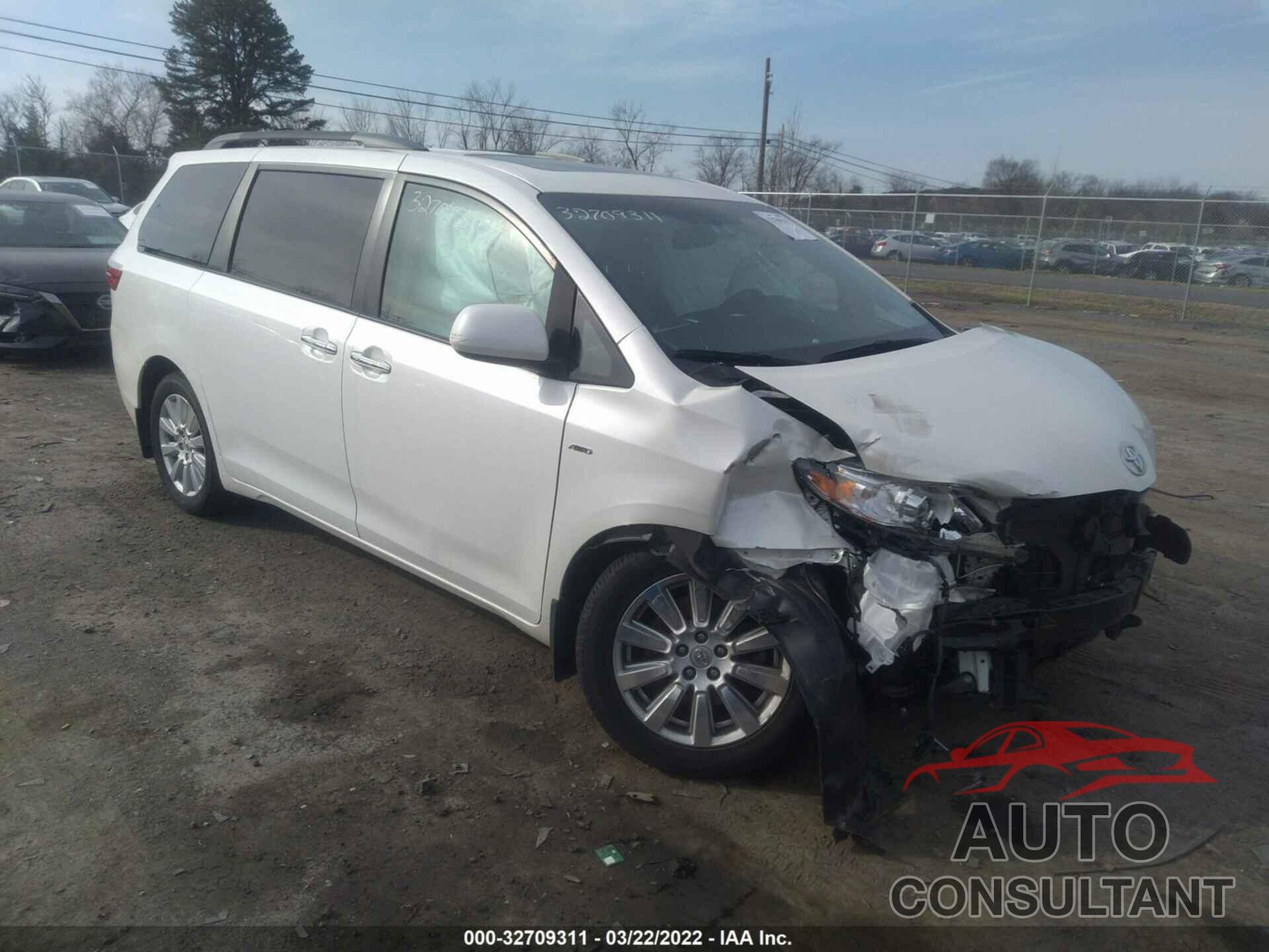 TOYOTA SIENNA 2017 - 5TDDZ3DC4HS179987