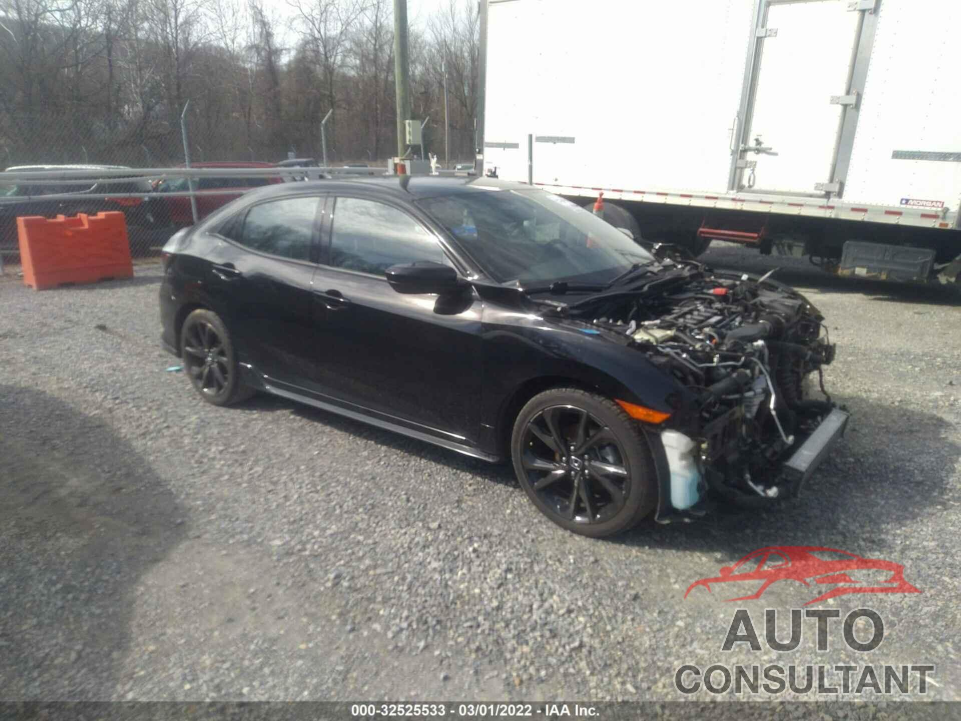 HONDA CIVIC HATCHBACK 2017 - SHHFK7G4XHU233448