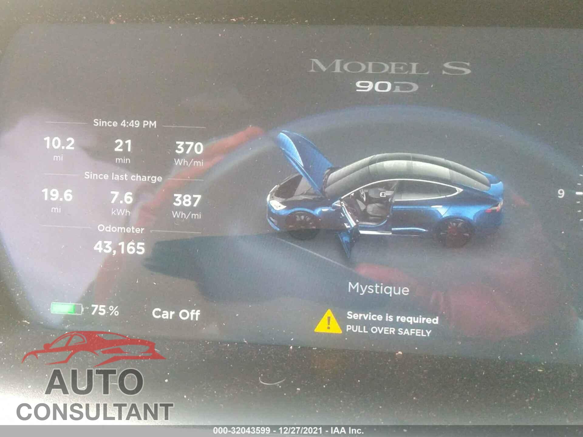 TESLA MODEL S 2017 - 5YJSA1E23HF194705