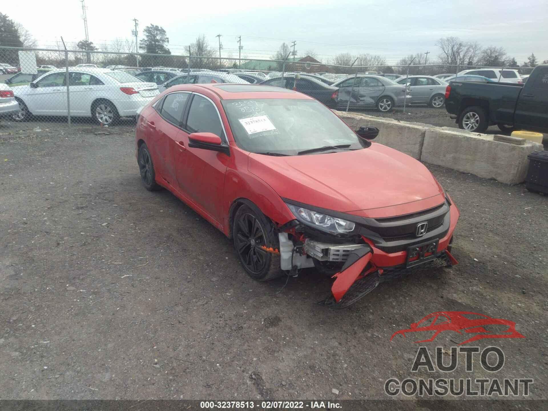 HONDA CIVIC HATCHBACK 2018 - SHHFK7H5XJU204447