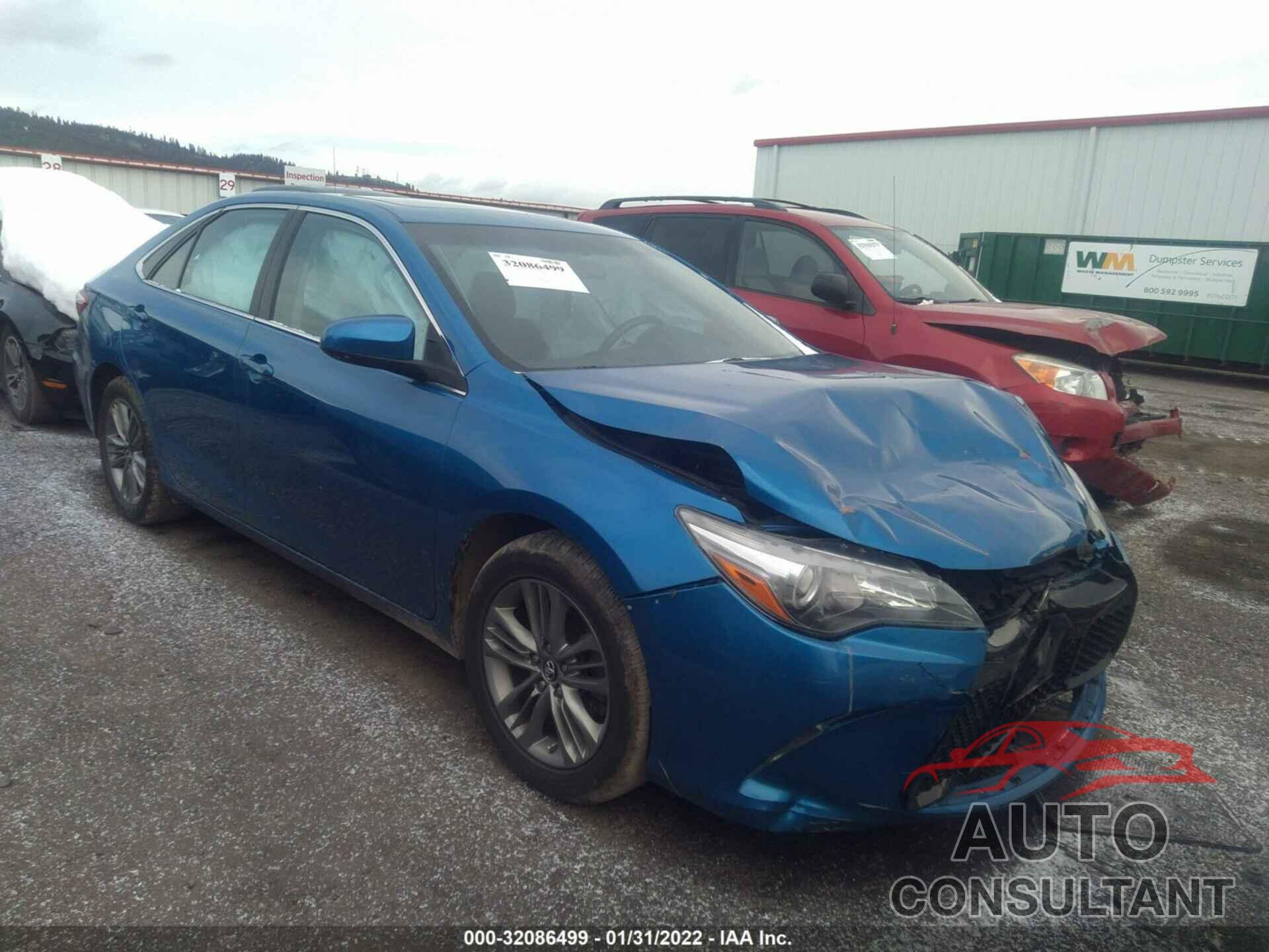 TOYOTA CAMRY 2017 - 4T1BF1FK5HU750936