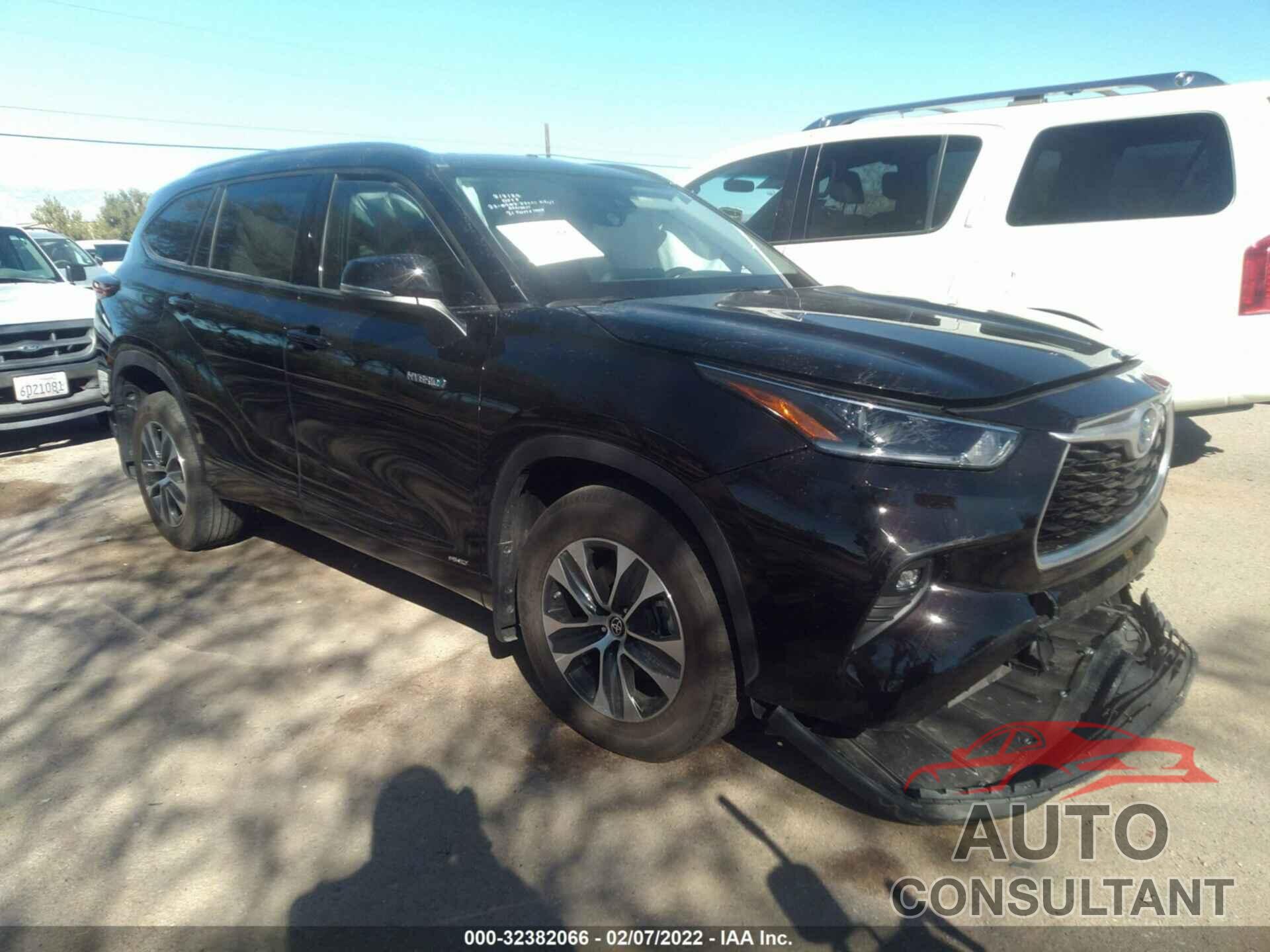 TOYOTA HIGHLANDER 2021 - 5TDHBRCH5MS069952