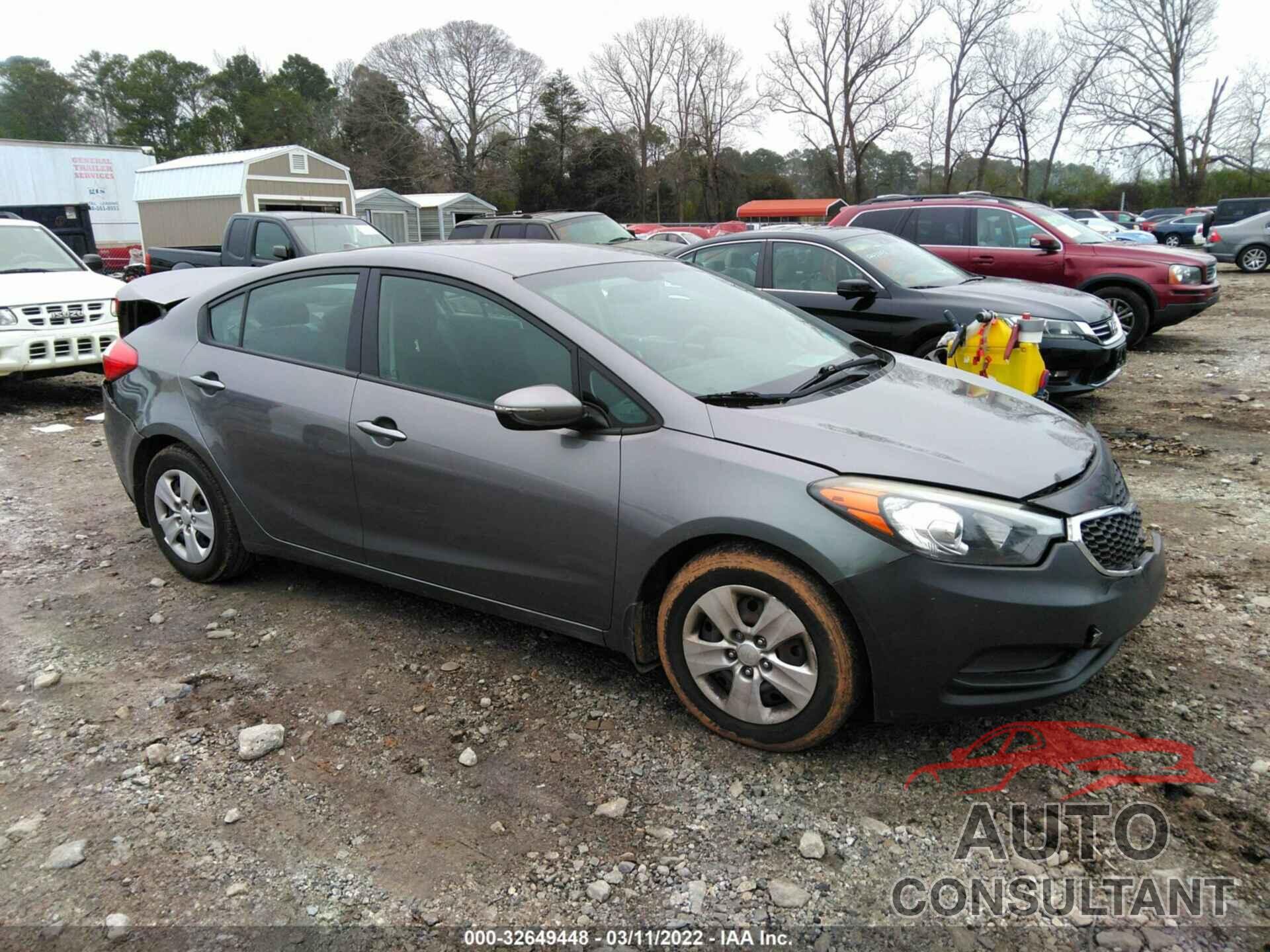 KIA FORTE 2016 - KNAFX4A68G5542330